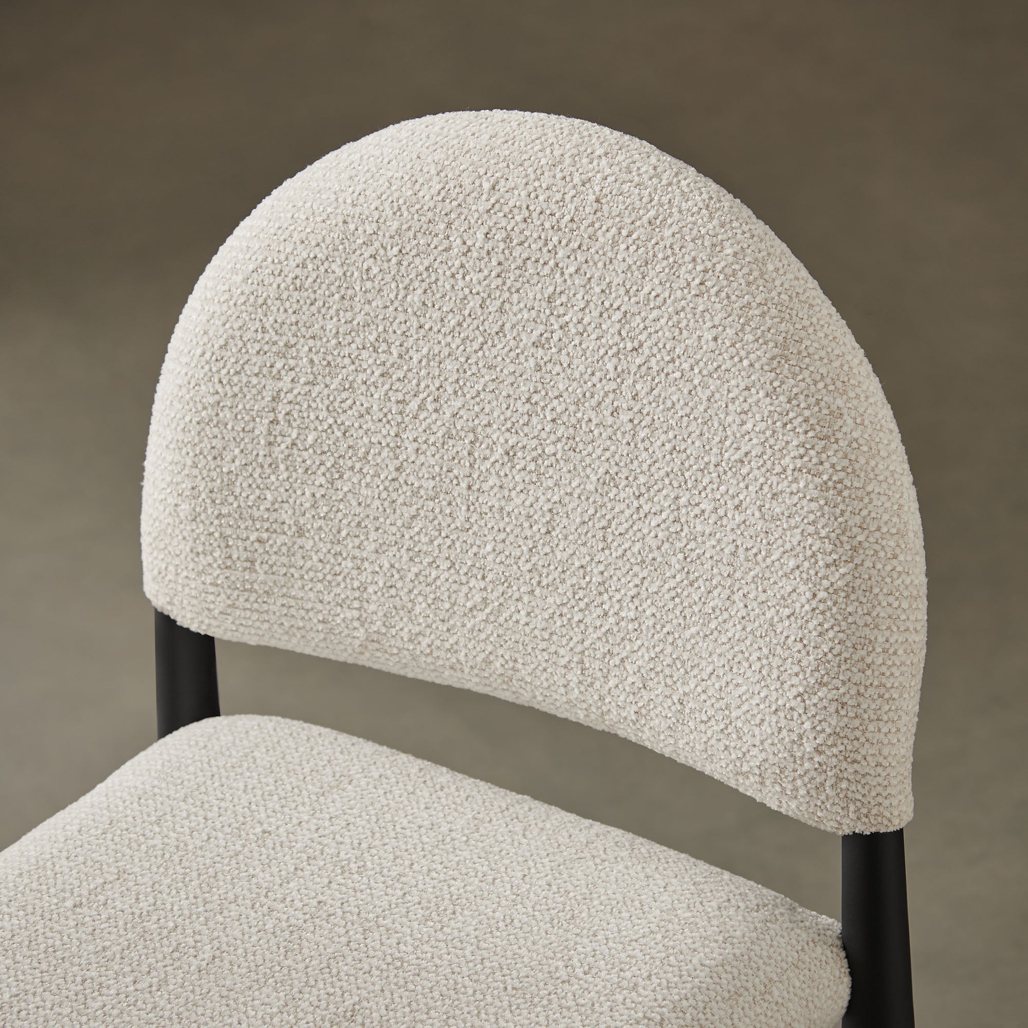 Hayley Upholstered Fabric Counter Stools Set of 2