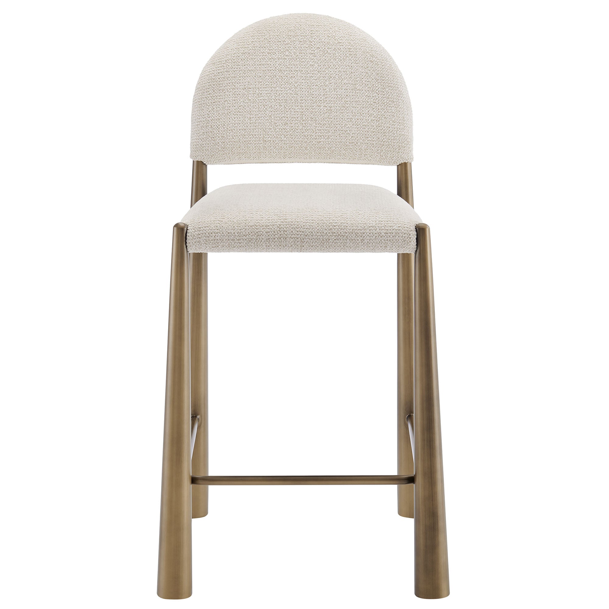 Hayley Upholstered Fabric Counter Stools Set of 2