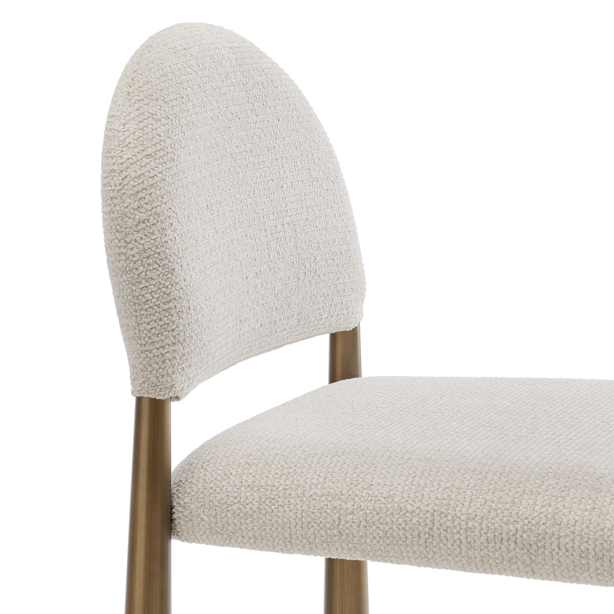 Hayley Upholstered Fabric Counter Stools Set of 2