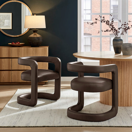 Winslow Premium Vegan Leather Dining Chair