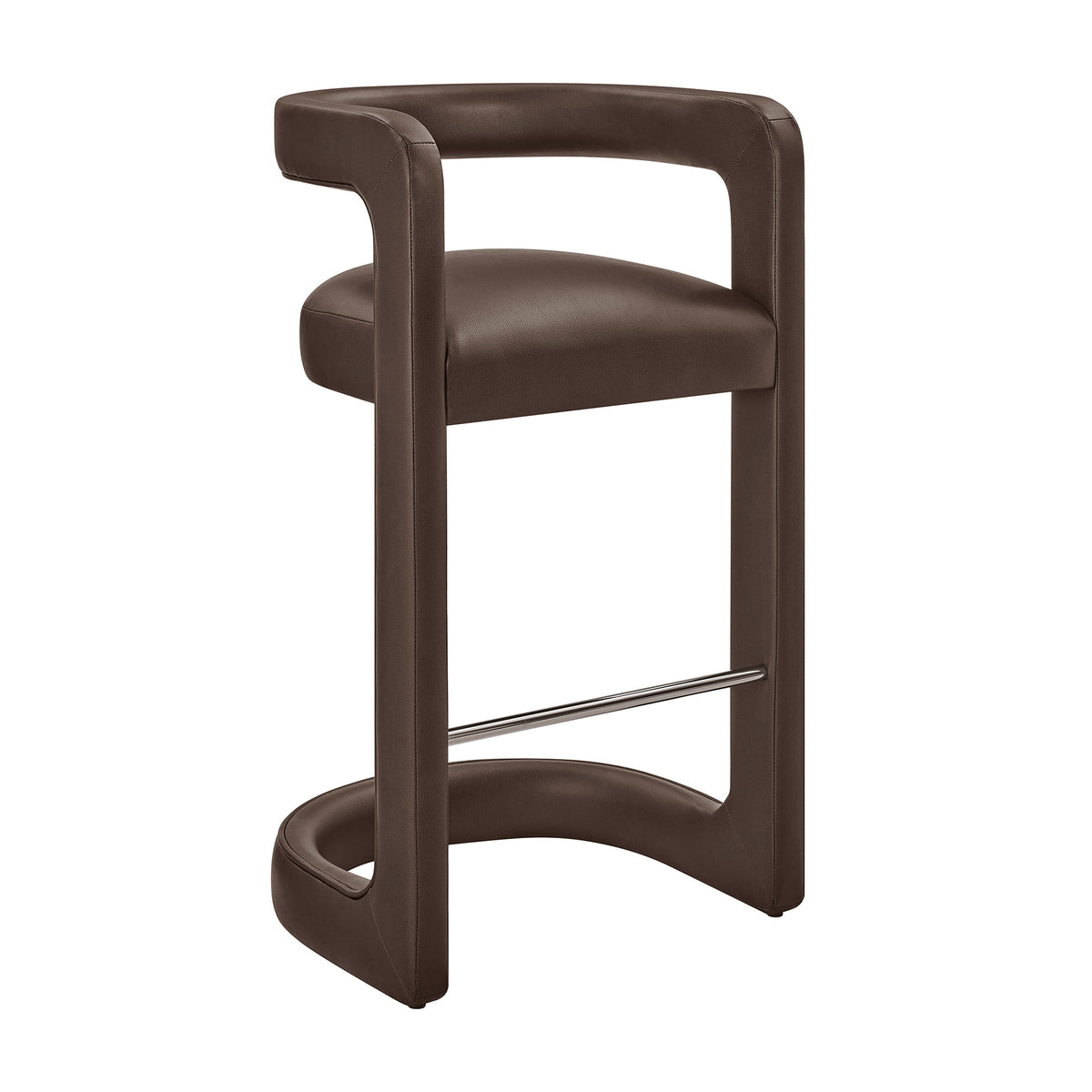 Winslow Premium Vegan Leather Bar Stool Set of 2