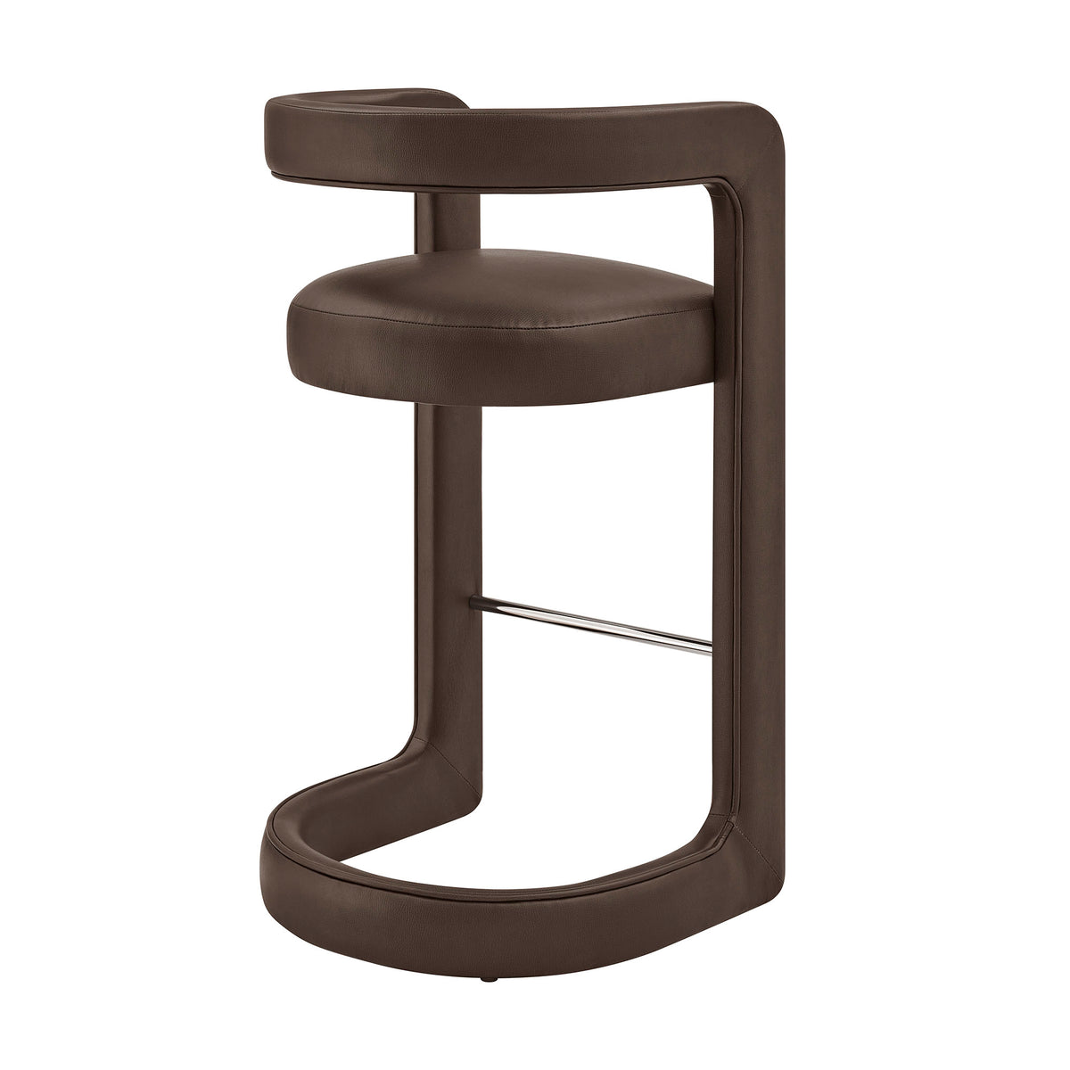 Winslow Premium Vegan Leather Bar Stool Set of 2