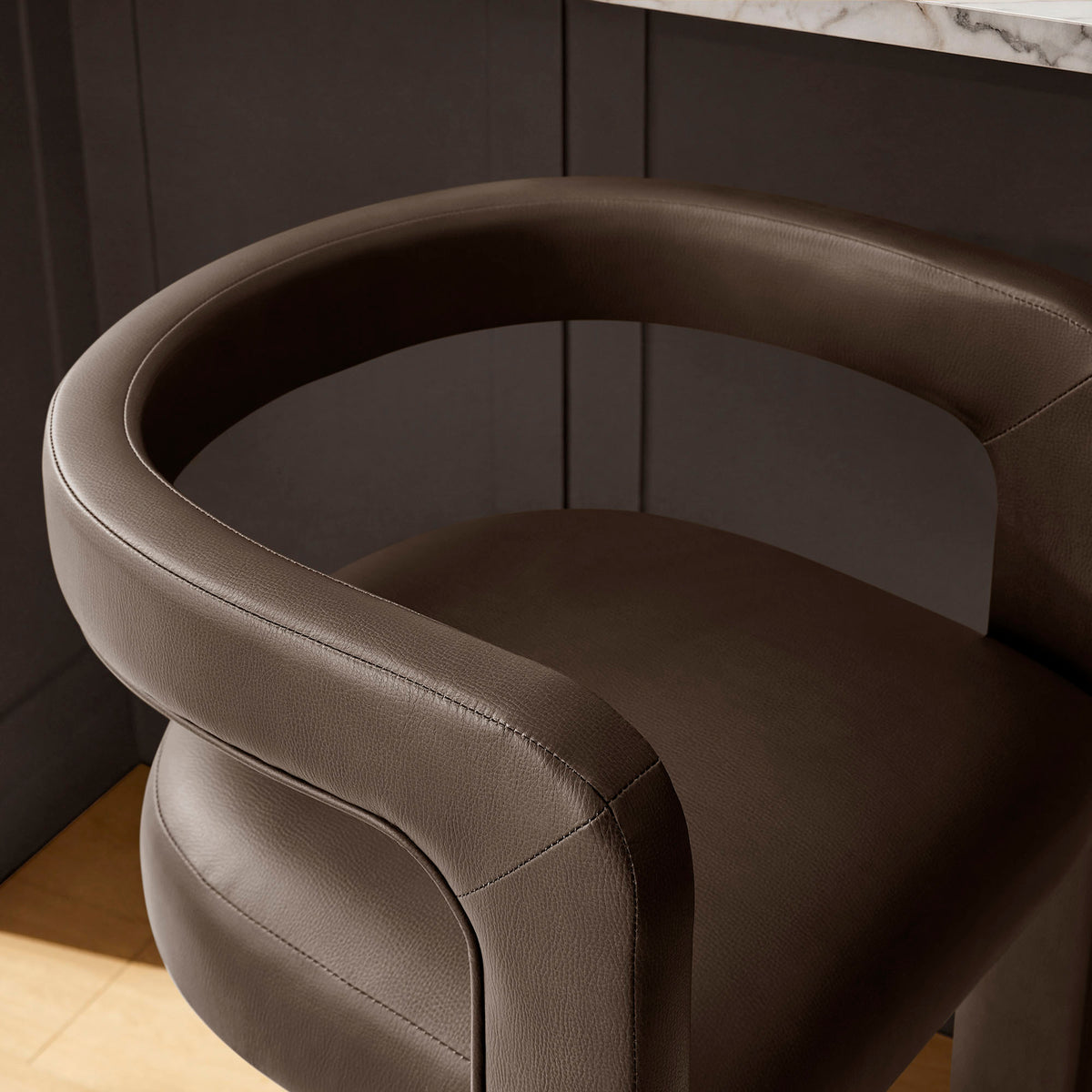 Winslow Premium Vegan Leather Bar Stool Set of 2