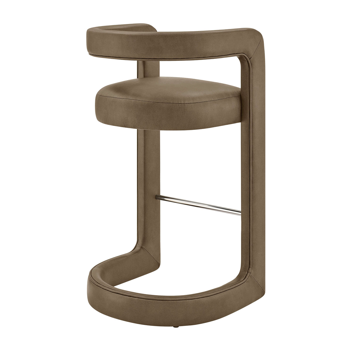 Winslow Premium Vegan Leather Bar Stool Set of 2