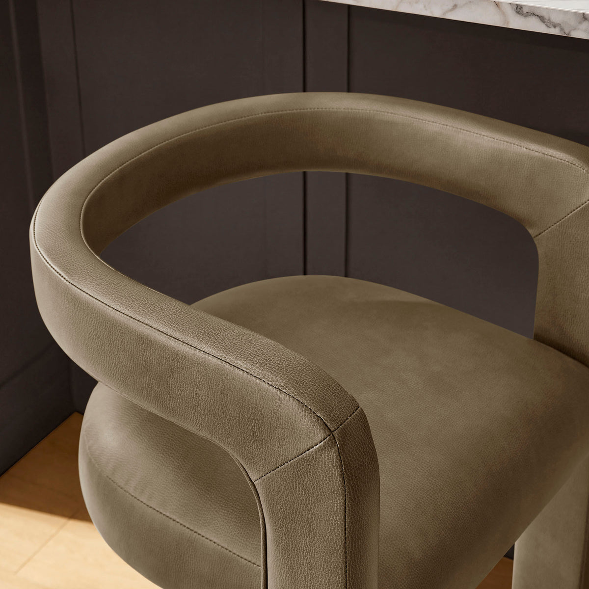 Winslow Premium Vegan Leather Bar Stool Set of 2