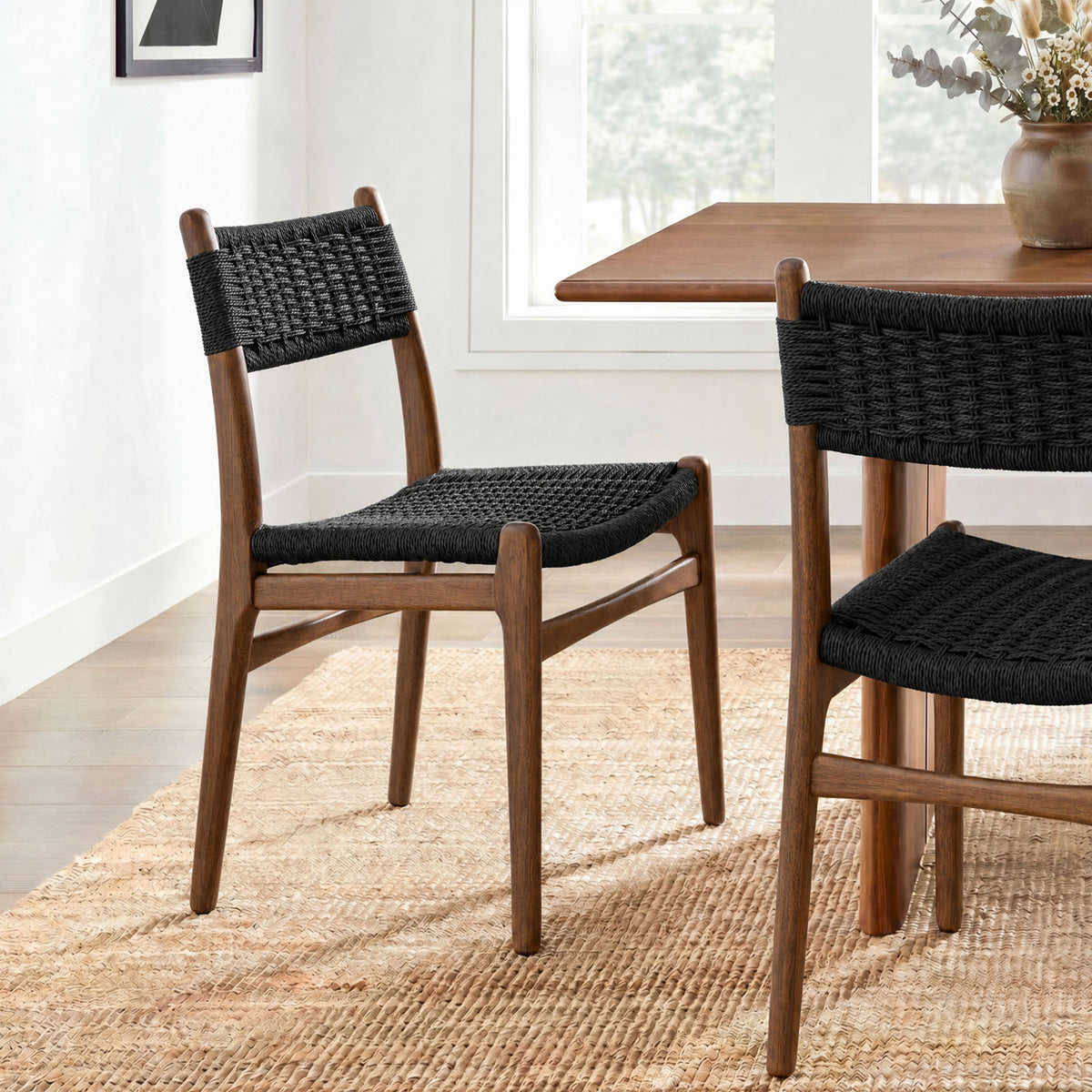 Wynn Rope and Wood Dining Side Chair