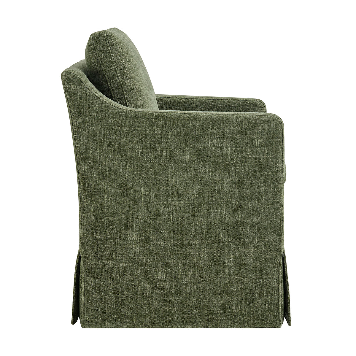 Serene Slipcovered Performance Fabric Dining Armchair