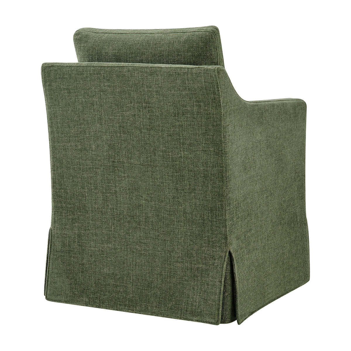 Serene Slipcovered Performance Fabric Dining Armchair