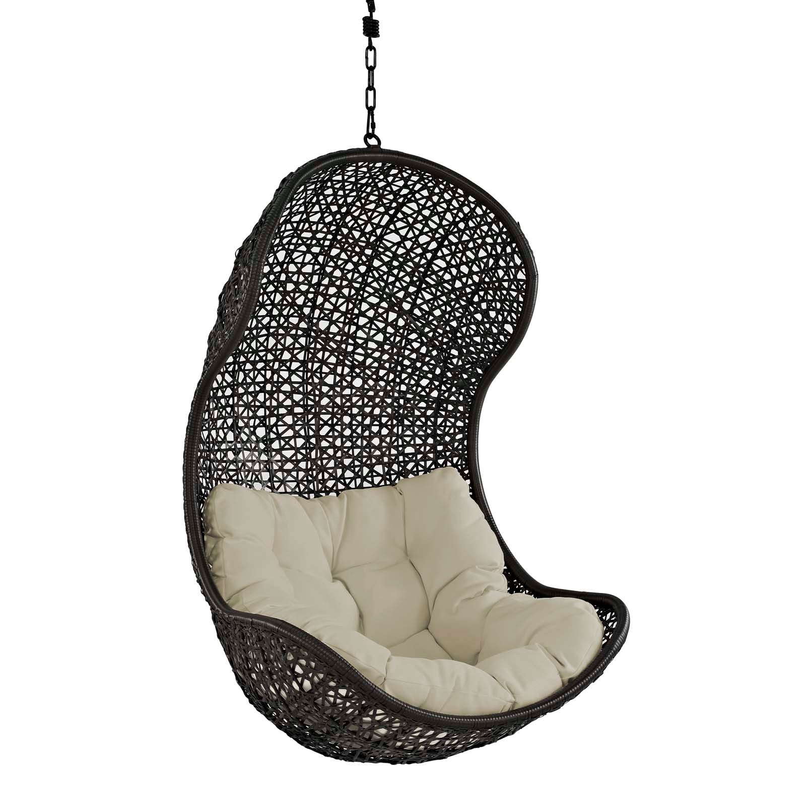 Parlay Swing Outdoor Patio Fabric Lounge Chair-Outdoor Swing Chair-Modway-Wall2Wall Furnishings