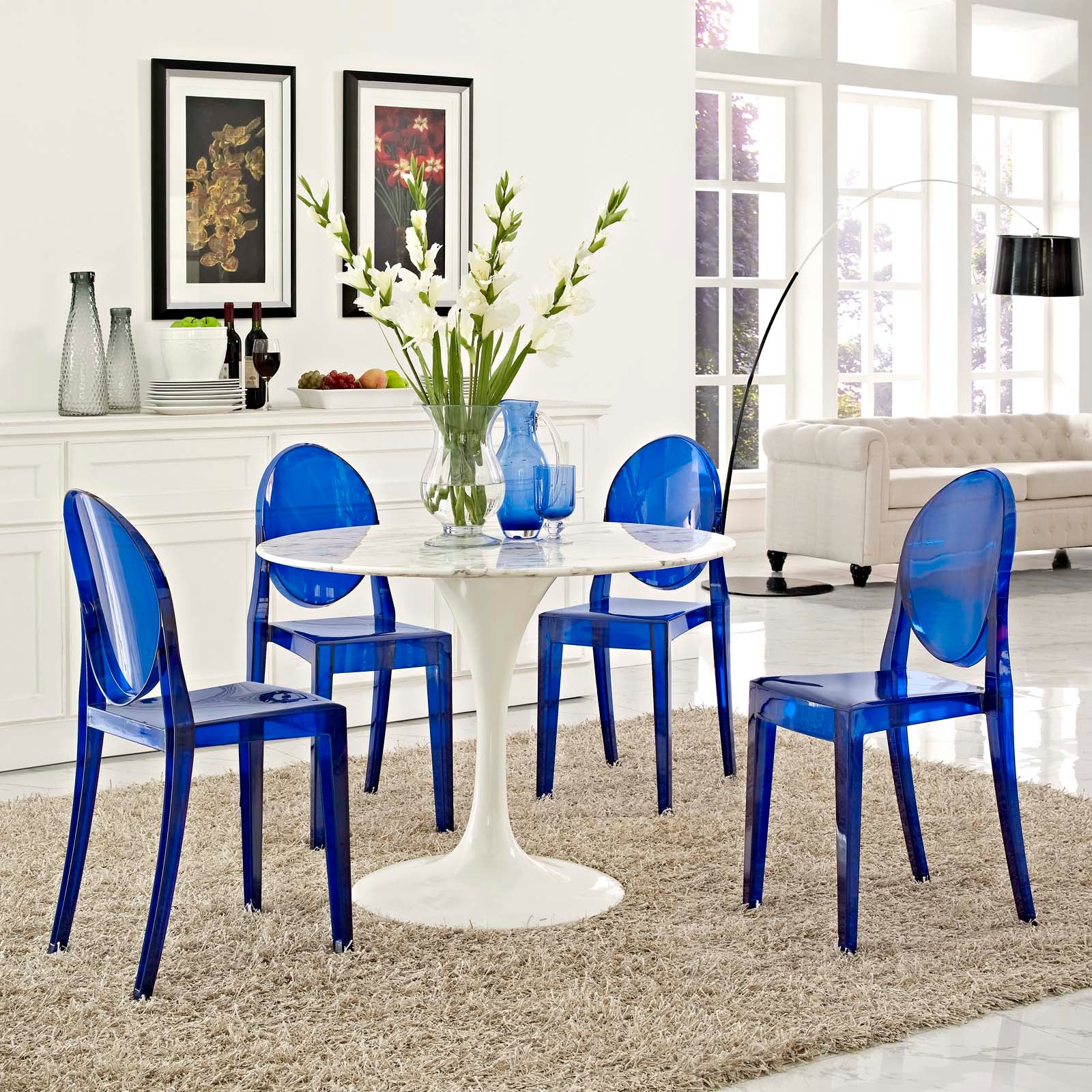 Casper Dining Chairs Set of 4-Dining Chair-Modway-Wall2Wall Furnishings