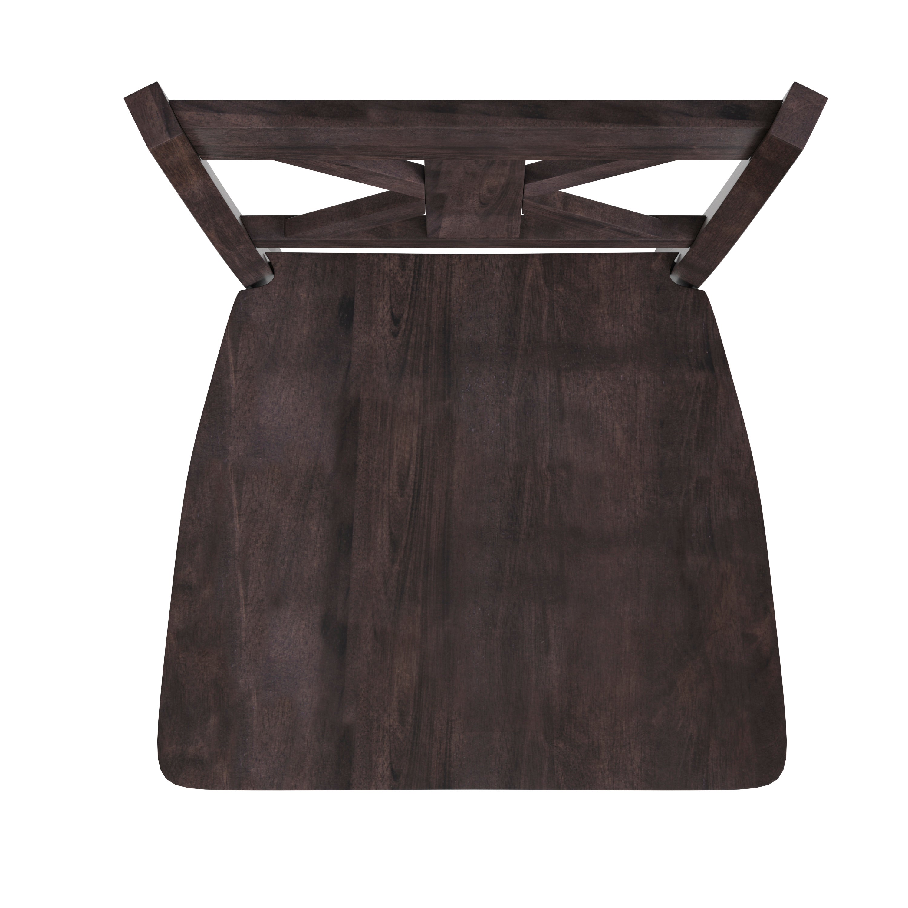 Gwendolyn Set of 2 Solid Wood Modern Farmhouse Counter Height Barstool