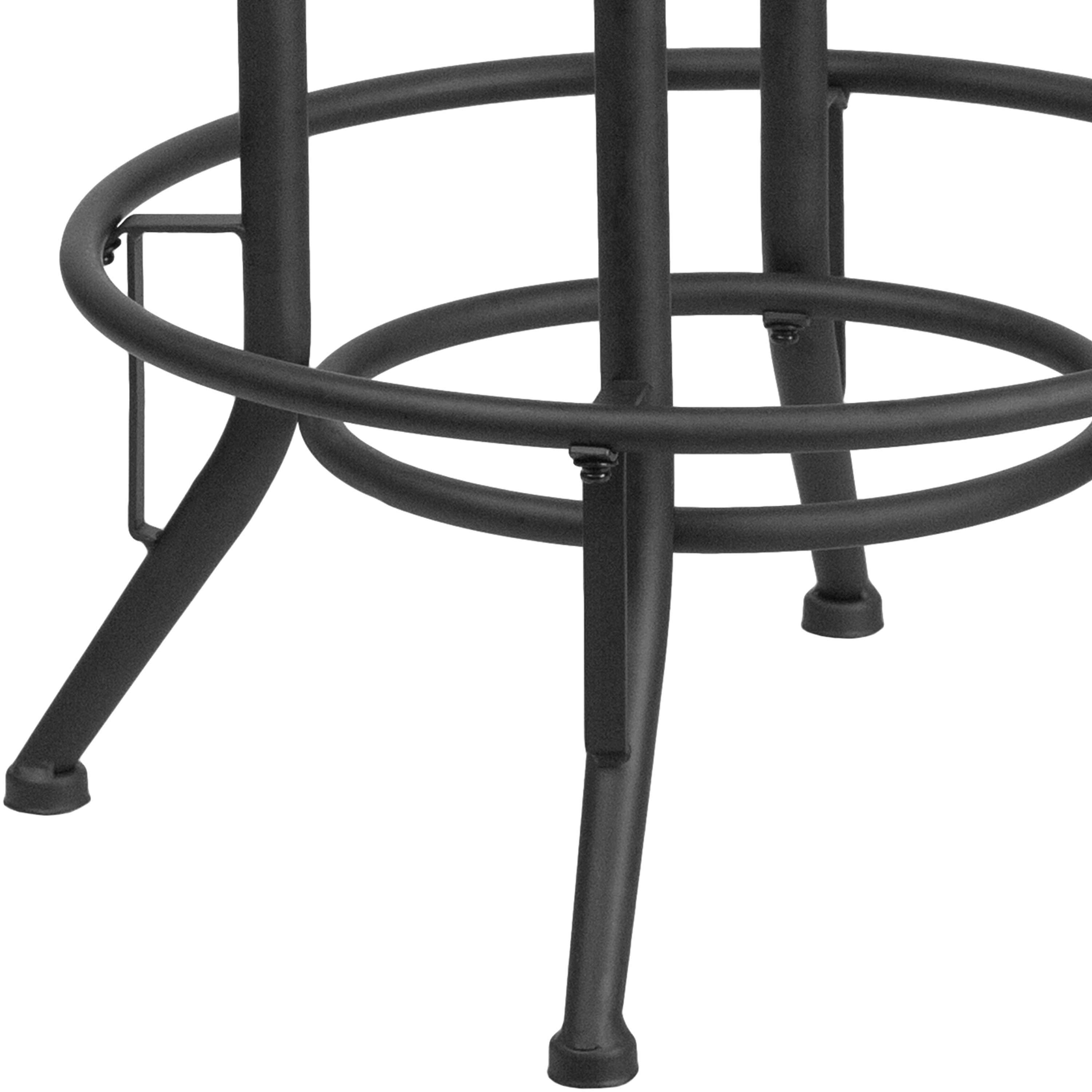30'' Barstool with Swivel Lift LeatherSoft Seat