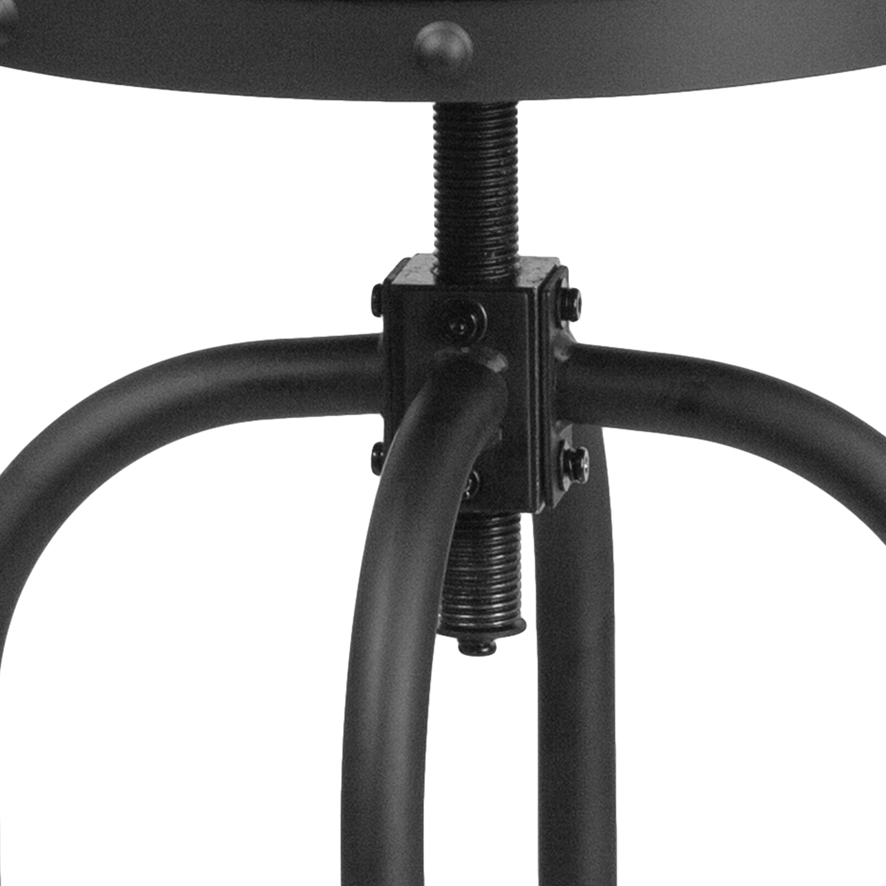 30'' Barstool with Swivel Lift LeatherSoft Seat