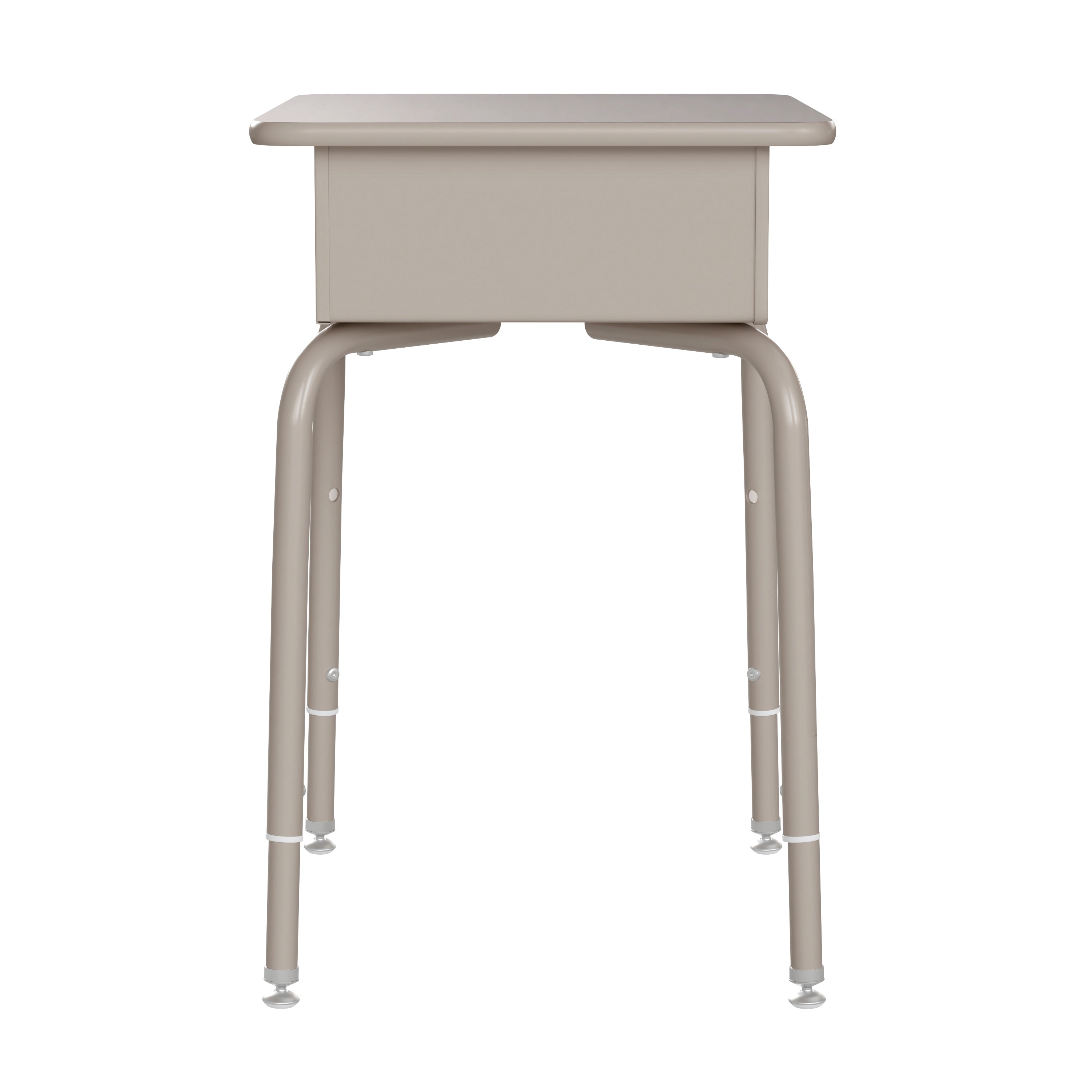 Student Desk with Open Front Metal Book Box