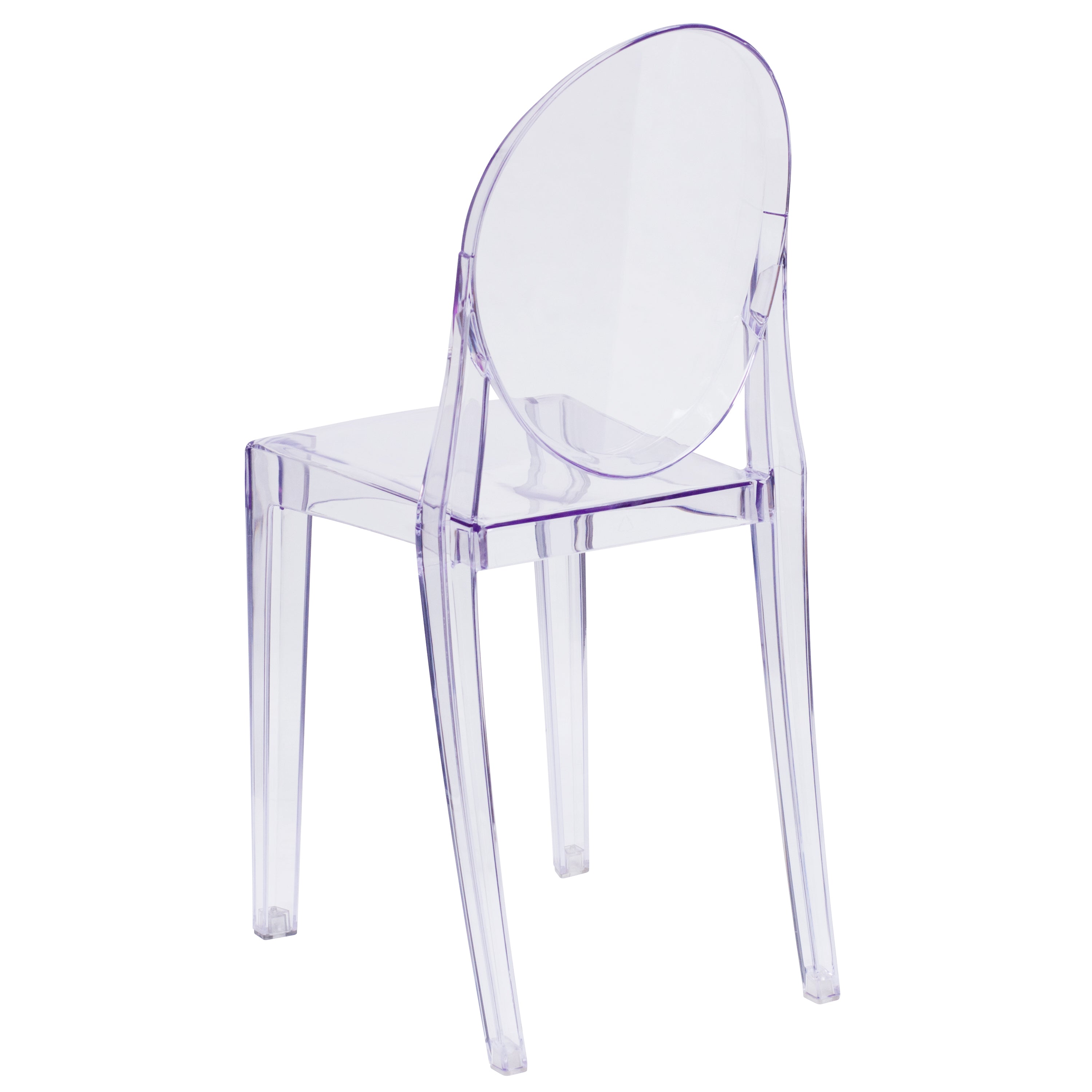 Ghost Side Chair-Accent Chair-Flash Furniture-Wall2Wall Furnishings
