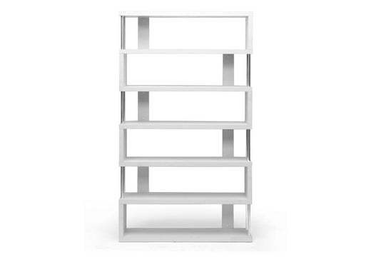Barnes Six-Shelf Modern Bookcase