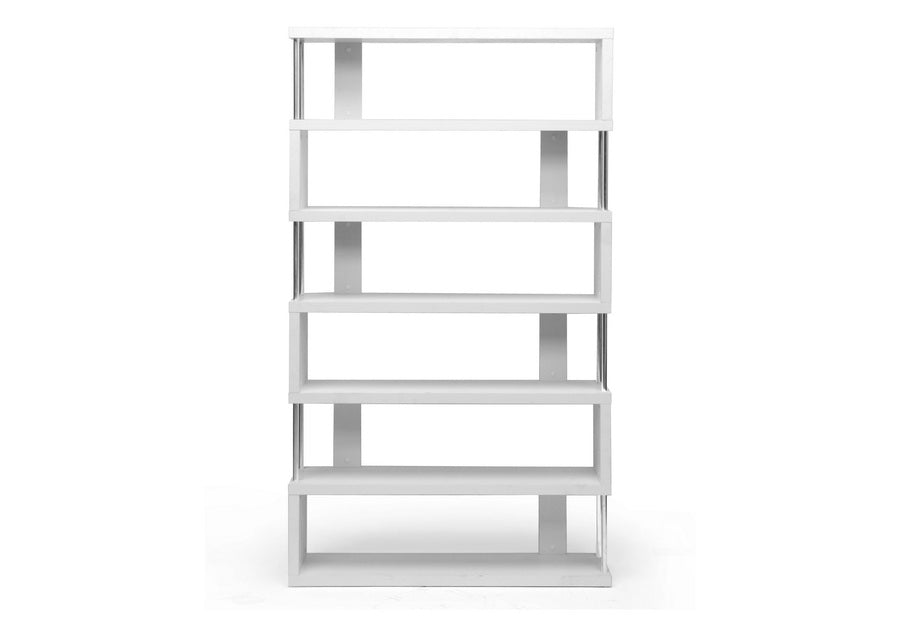 Barnes Six-Shelf Modern Bookcase