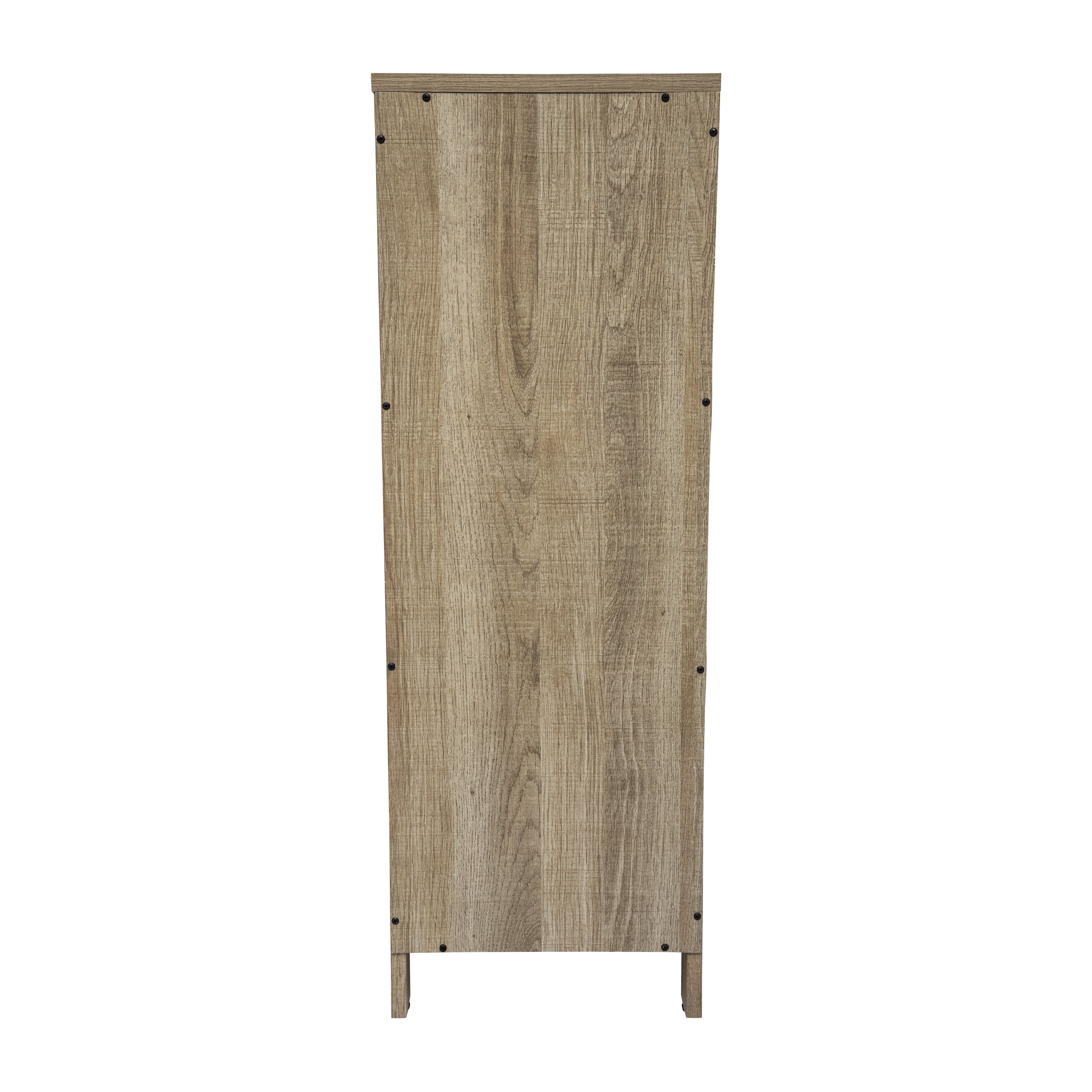 Dune Farmhouse Bathroom Storage Organizer with Two Removable Drawers and Open Display Shelf