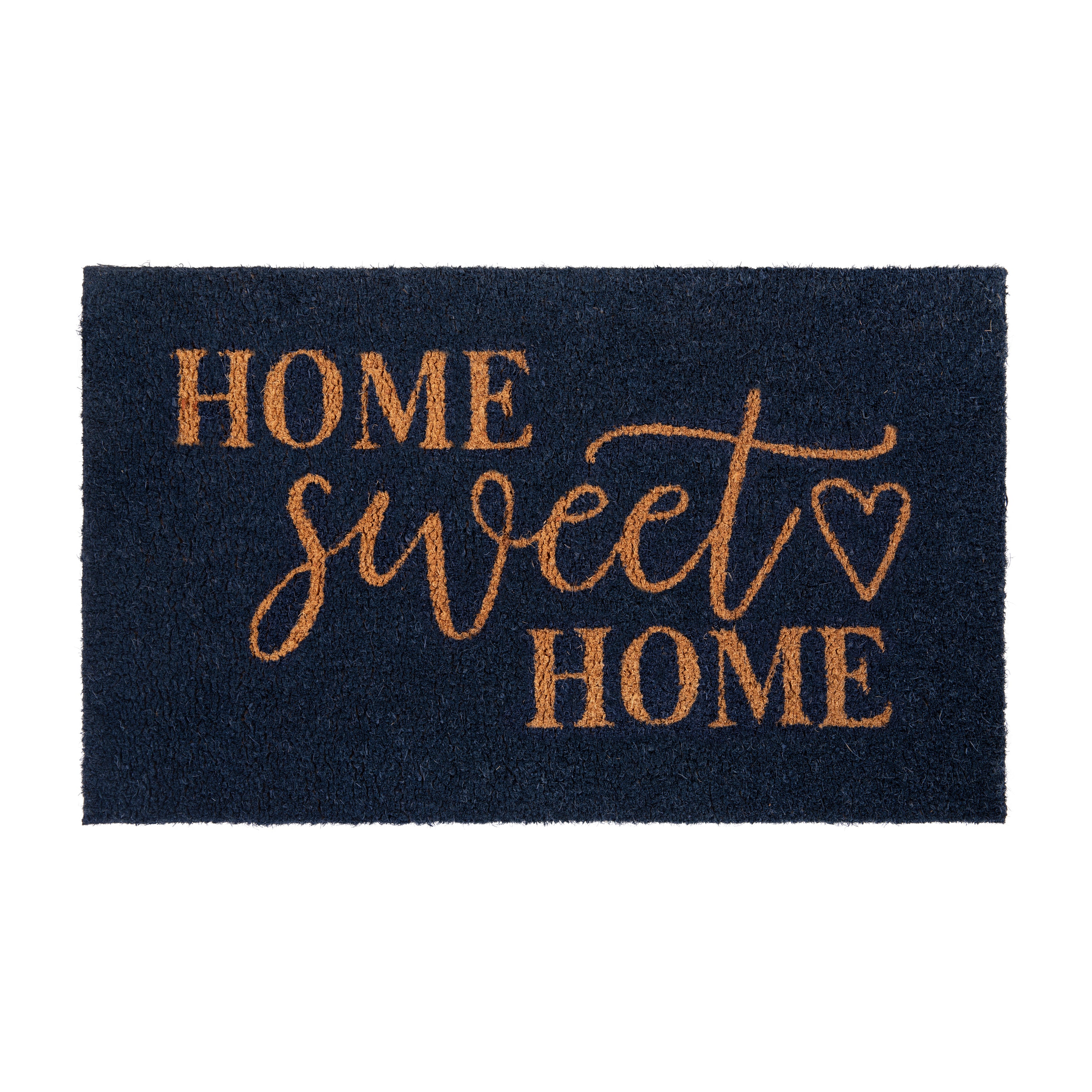 Harbold 18" x 30" Indoor/Outdoor Coir Doormat with Home Sweet Home Message and Non-Slip Backing-Coir Mats-Flash Furniture-Wall2Wall Furnishings