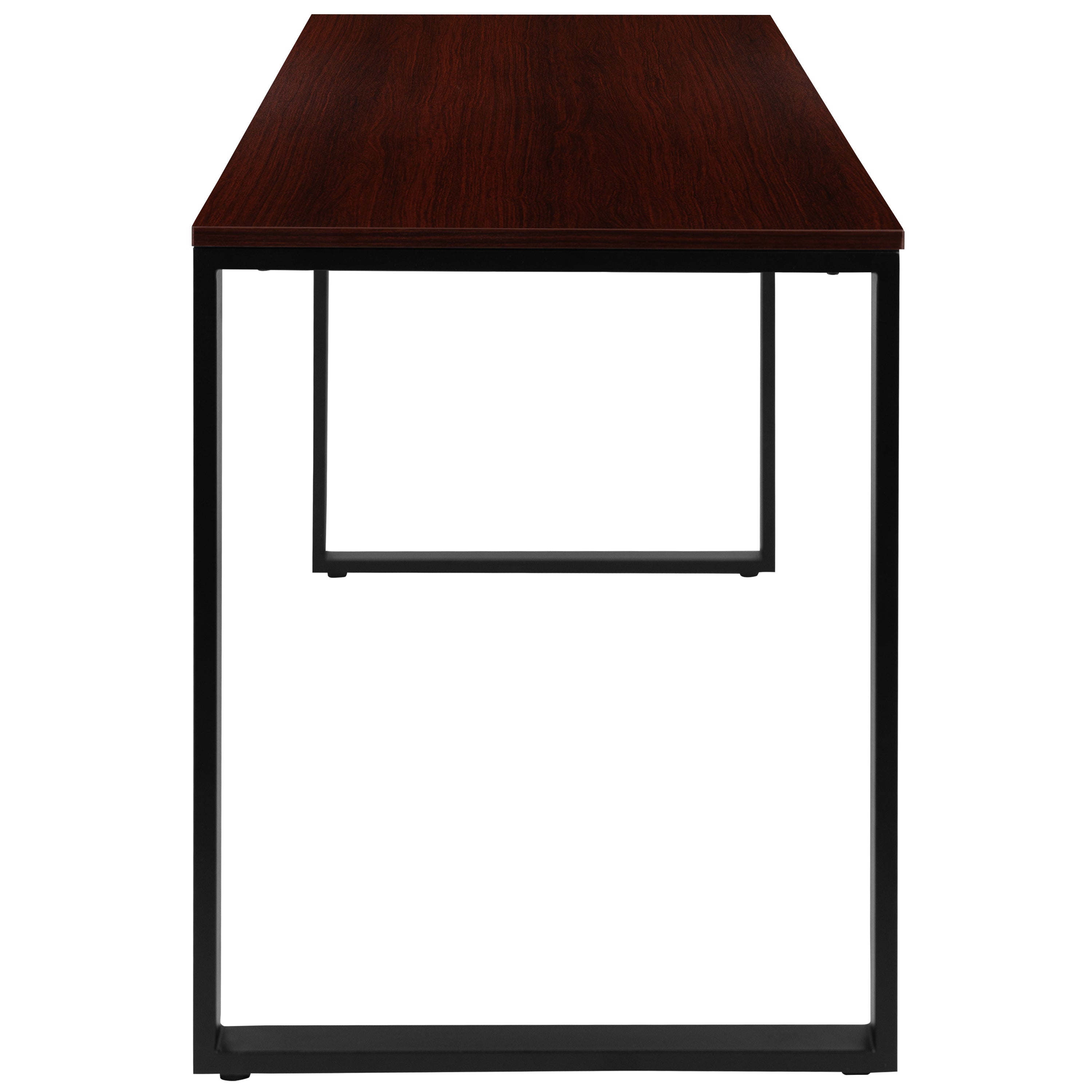 Modern Desk Industrial Style Computer Desk Sturdy Home Office Desk - 55" Length