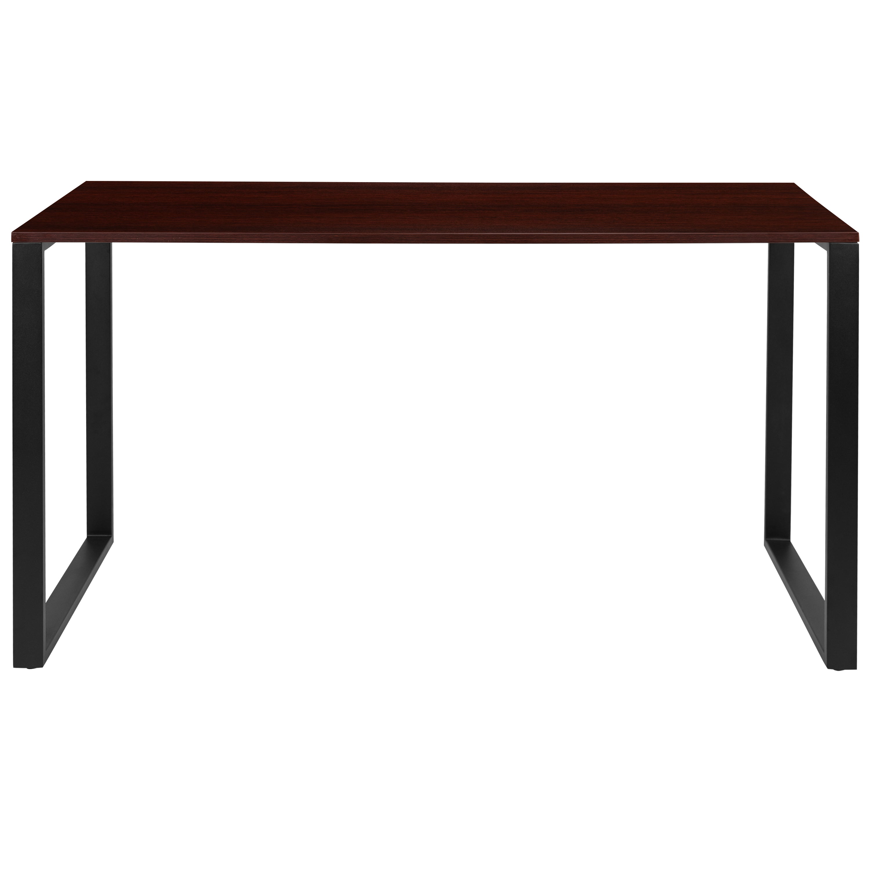 Modern Desk Industrial Style Computer Desk Sturdy Home Office Desk - 55" Length