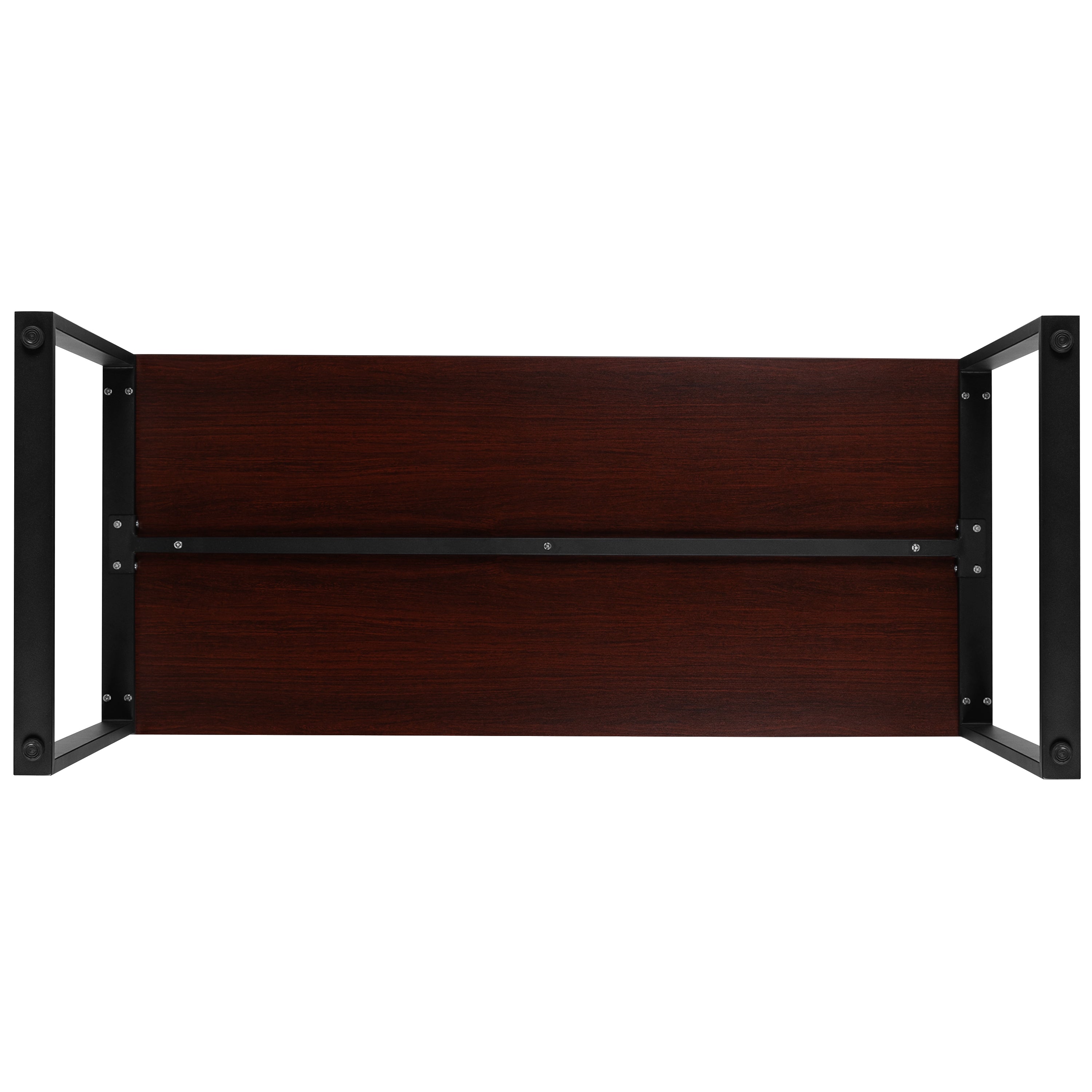 Modern Desk Industrial Style Computer Desk Sturdy Home Office Desk - 55" Length