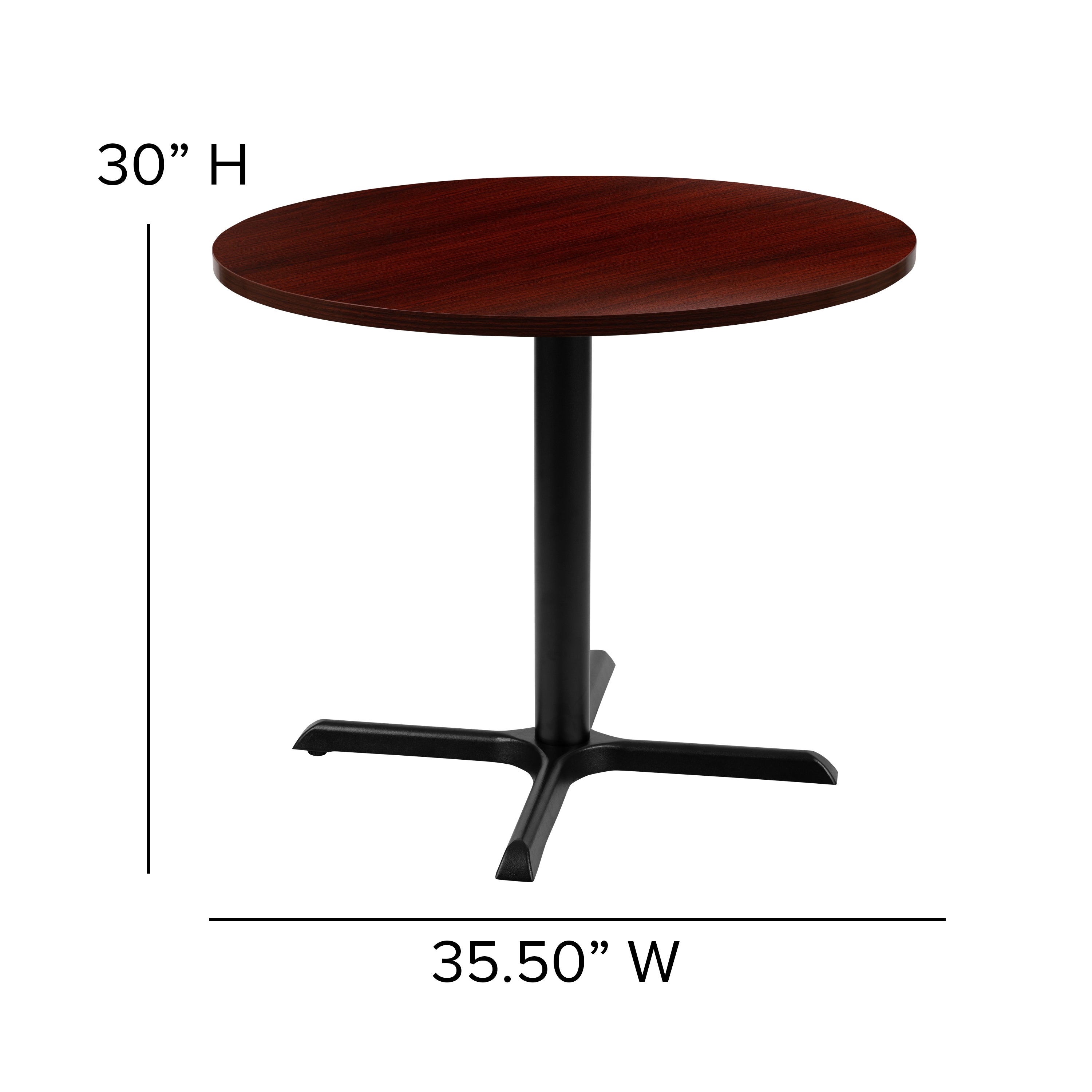 36" Round Multi-Purpose Conference Table - Meeting Table for Office-Conference Table-Flash Furniture-Wall2Wall Furnishings