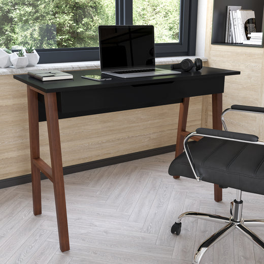 Home Office Writing Computer Desk with Drawer - Table Desk for Writing and Work
