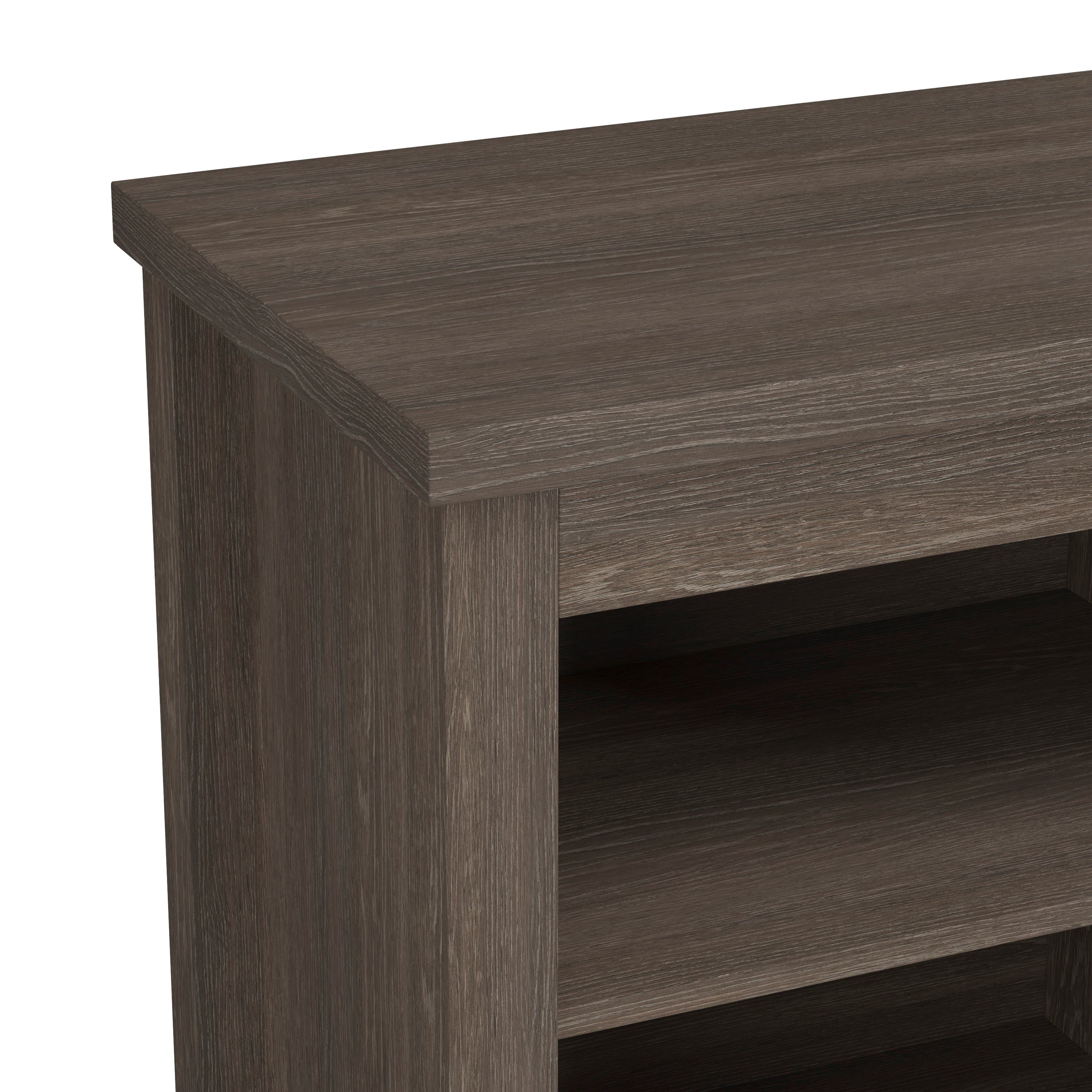 Kilead Farmhouse TV Stand for up to 80" TVs - 65" Engineered Wood Framed Media Console with Open Storage