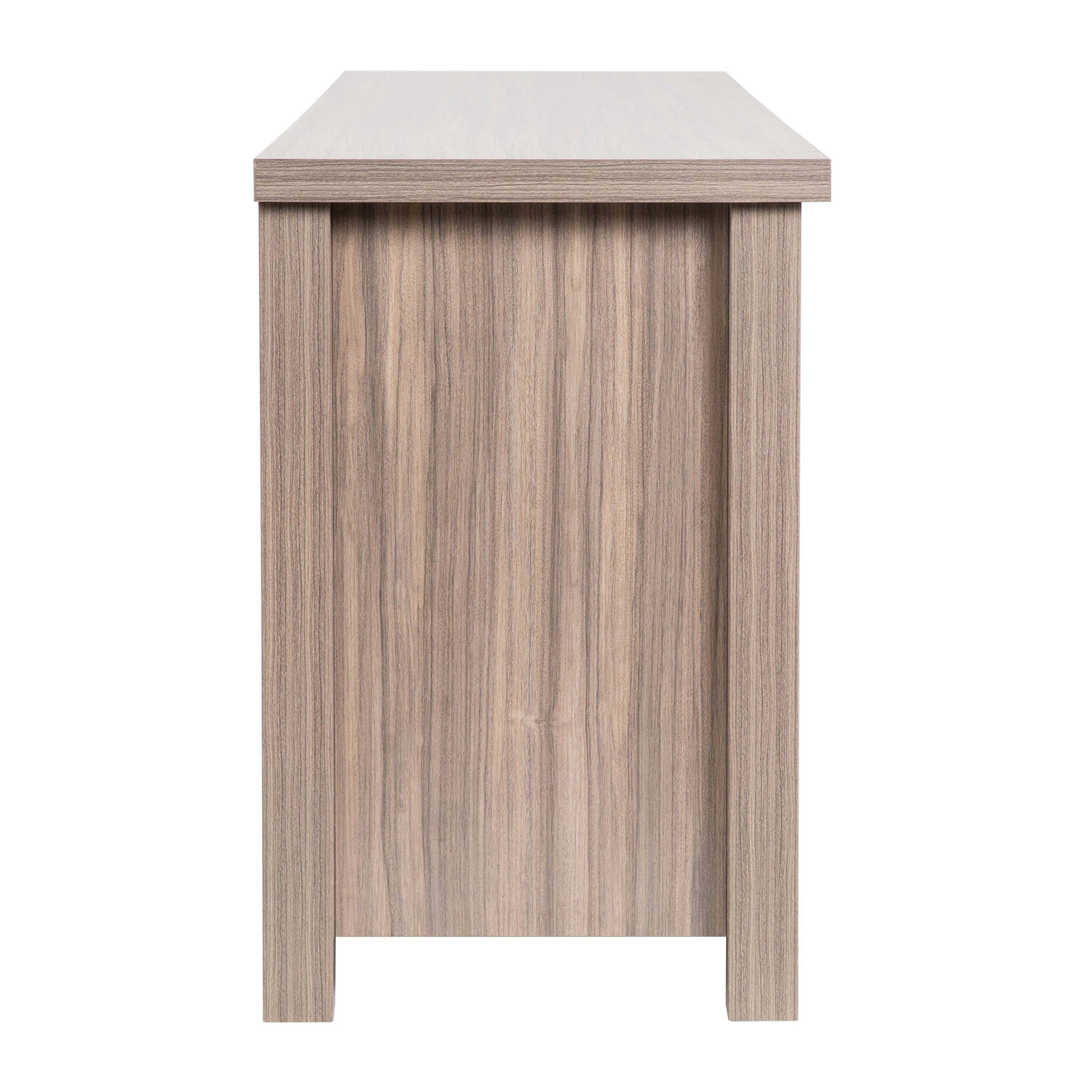 Kilead Farmhouse TV Stand for up to 80" TVs - 65" Engineered Wood Framed Media Console with Open Storage