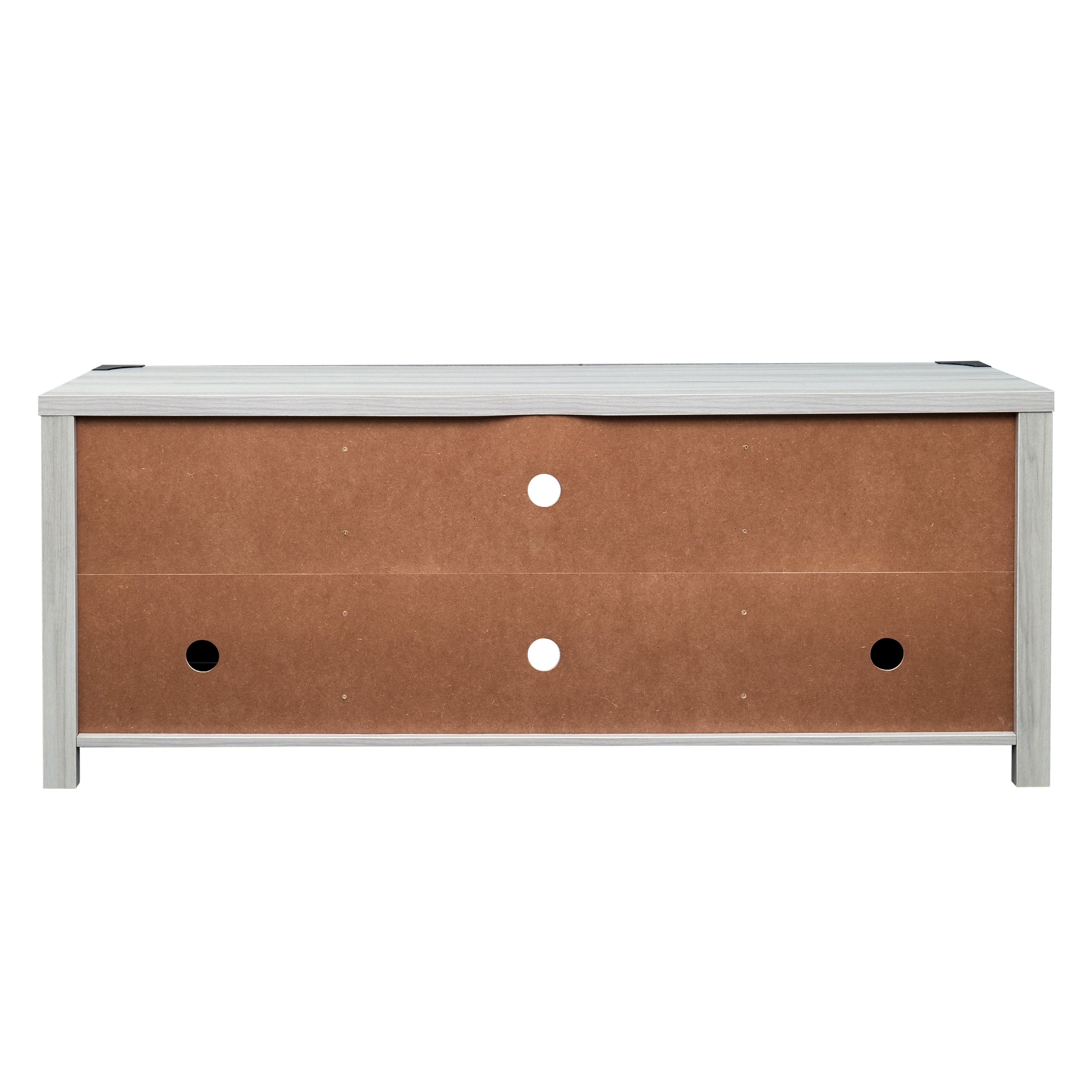 Charlotte Modern Farmhouse Barn Door TV Stand for TV's up to 65 Inches - 59 Inch Industrial Entertainment Center with Adjustable Shelf