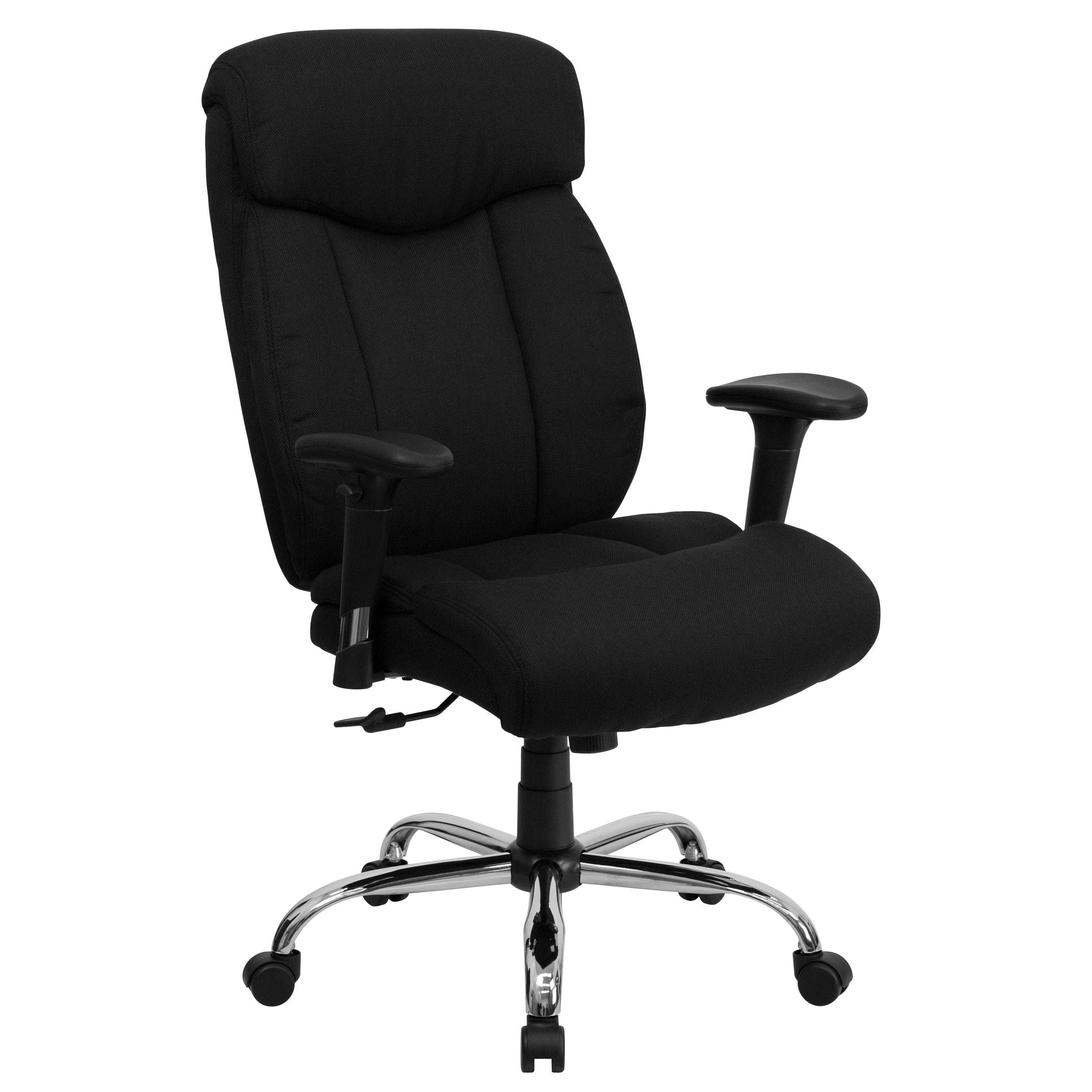 HERCULES Series Big & Tall 400 lb. Rated High Back Executive Swivel Ergonomic Office Chair with Full Headrest and Adjustable Arms-Big & Tall Office Chair-Flash Furniture-Wall2Wall Furnishings