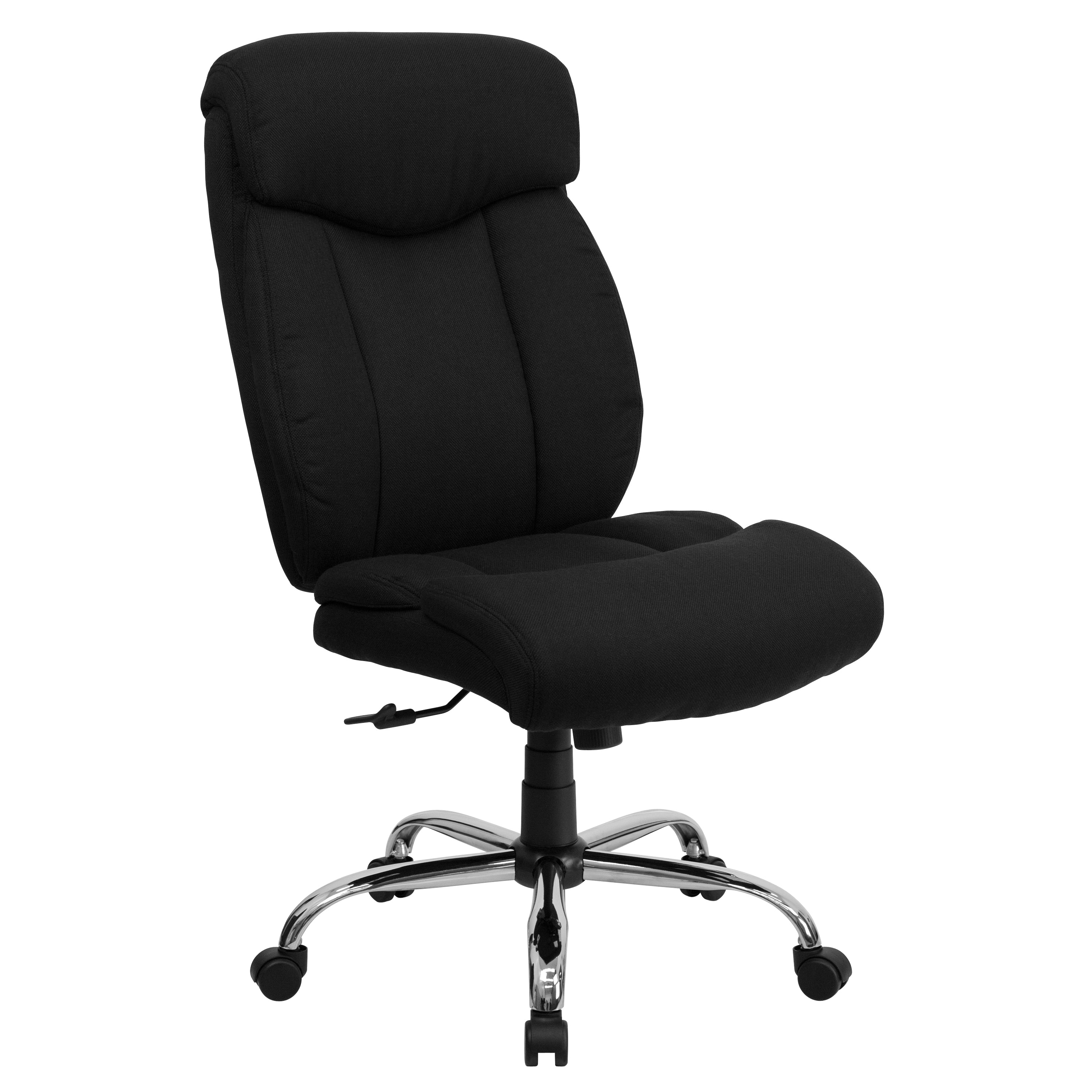 HERCULES Series Big & Tall 400 lb. Rated High Back Executive Swivel Ergonomic Office Chair with Full Headrest and Chrome Base-Big & Tall Office Chair-Flash Furniture-Wall2Wall Furnishings