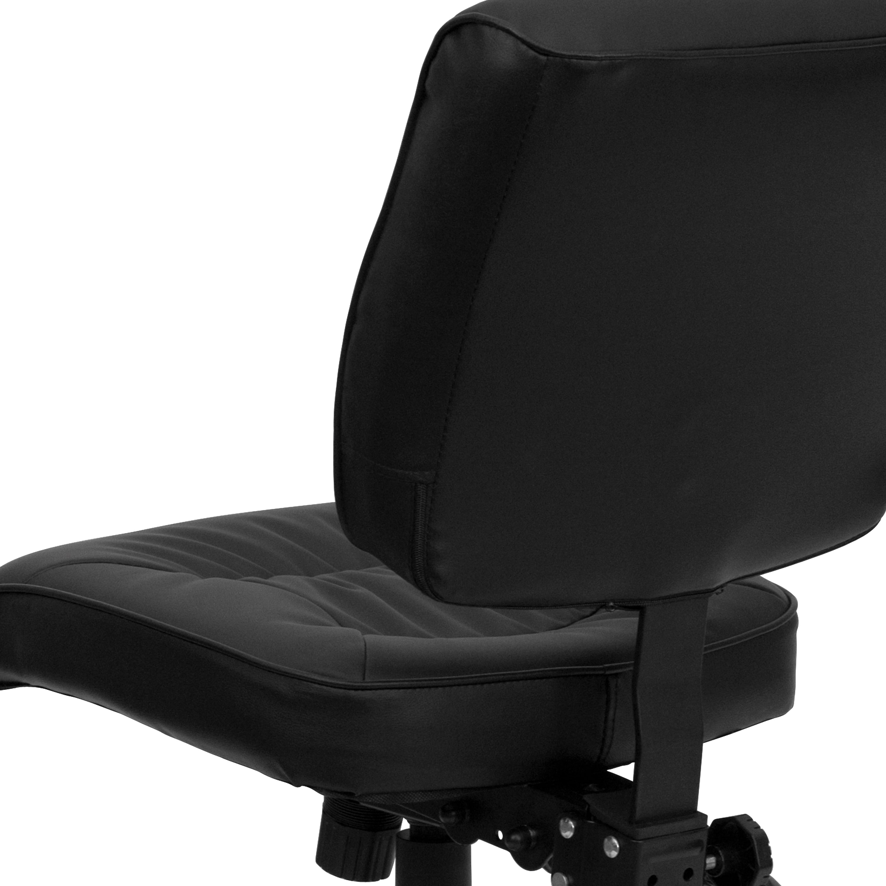 Mid-Back LeatherSoft Multifunction Swivel Ergonomic Task Office Chair