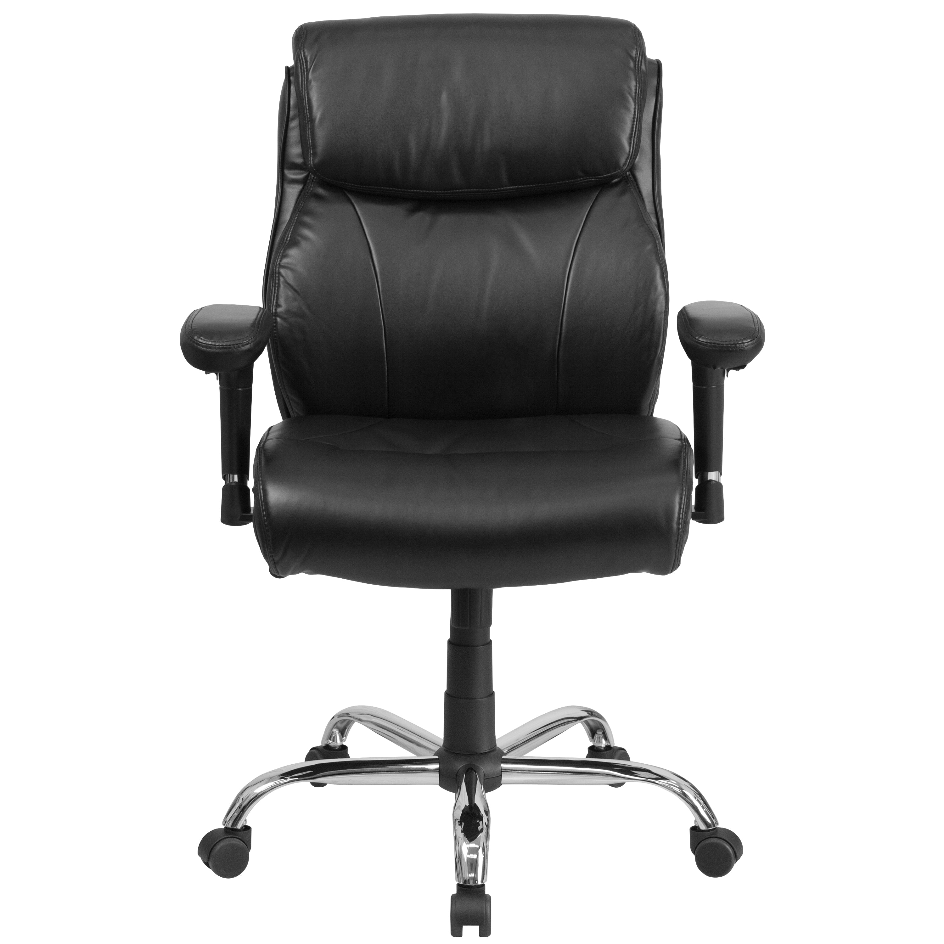 HERCULES Series Big & Tall 400 lb. Rated Swivel Ergonomic Task Office Chair with Clean Line Stitching and Adjustable Arms-Big & Tall Office Chair-Flash Furniture-Wall2Wall Furnishings