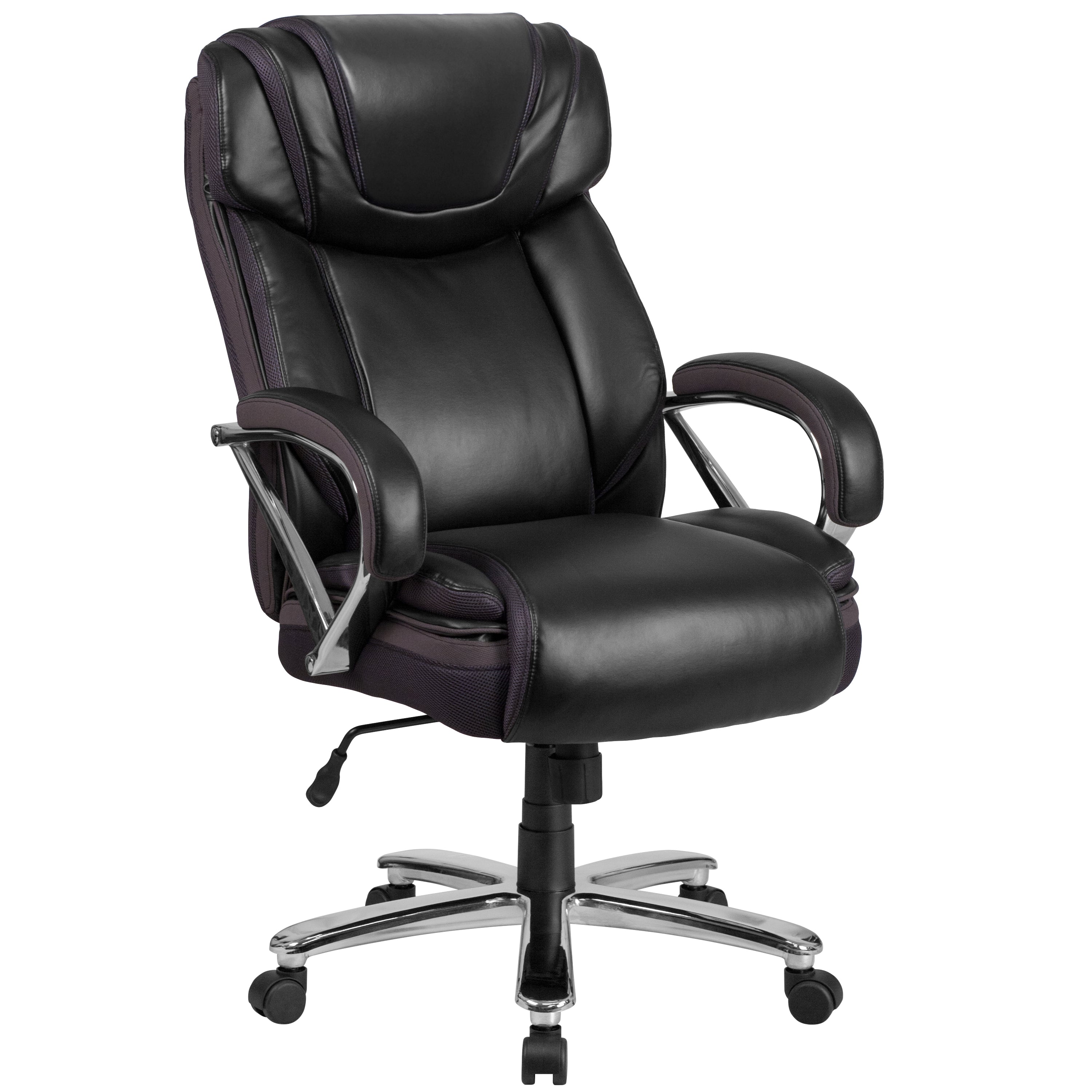 HERCULES Series Big & Tall 500 lb. Rated LeatherSoft Executive Swivel Ergonomic Office Chair with Extra Wide Seat-Big & Tall Office Chair-Flash Furniture-Wall2Wall Furnishings