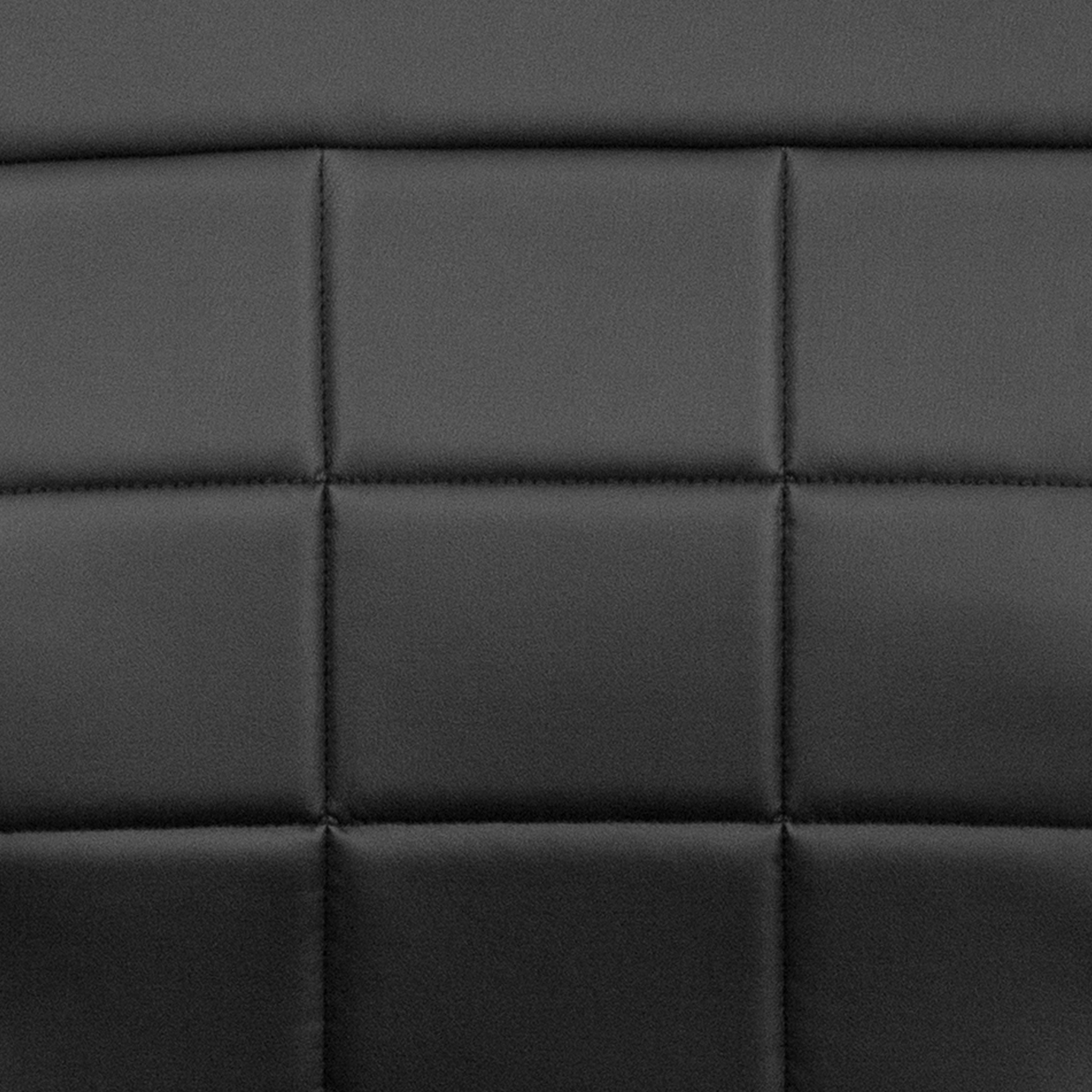 Mid-Back Vinyl Executive Swivel Office Chair with Chrome Base and Arms