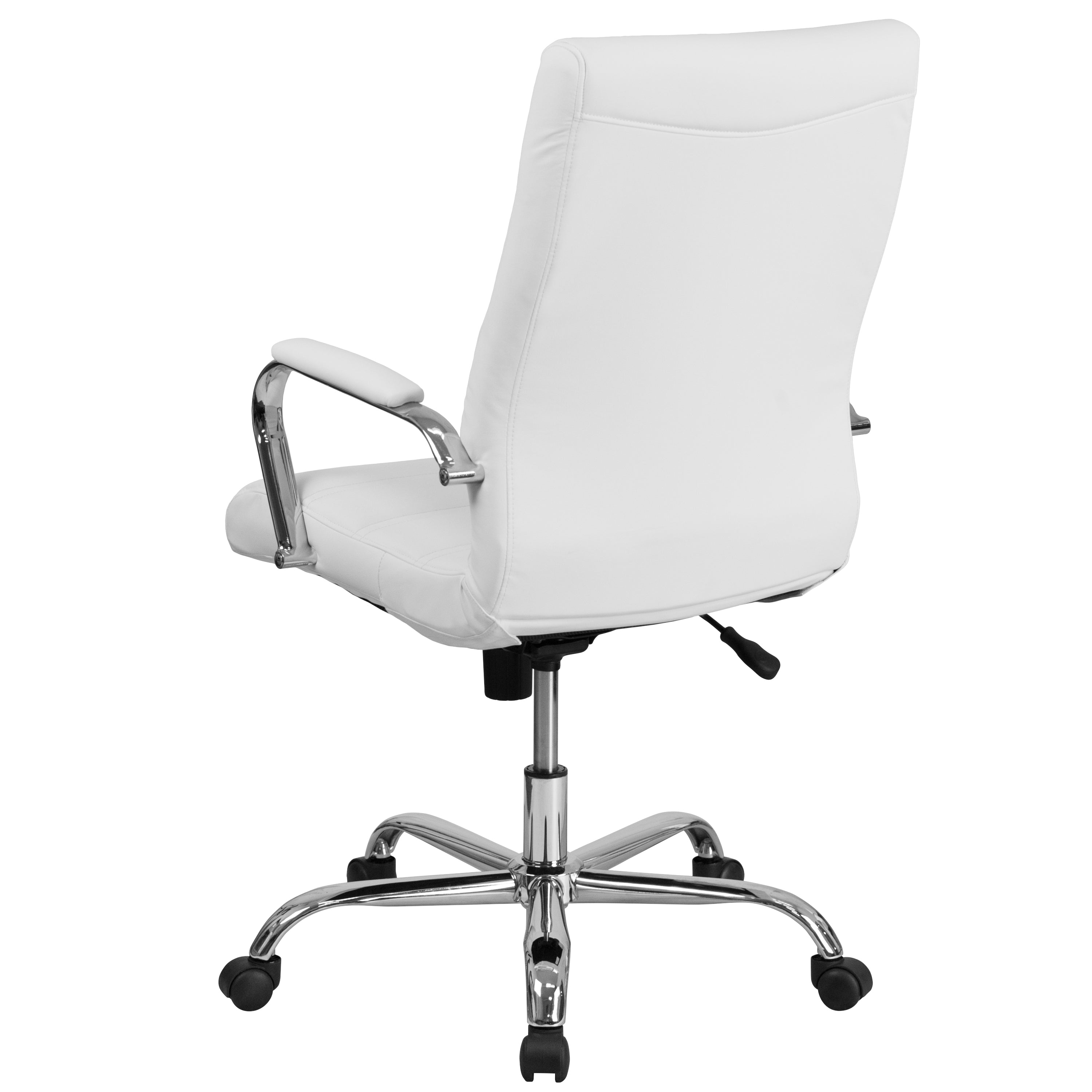 High Back Executive Swivel Office Chair with Metal Frame and Arms-Office Chair-Flash Furniture-Wall2Wall Furnishings