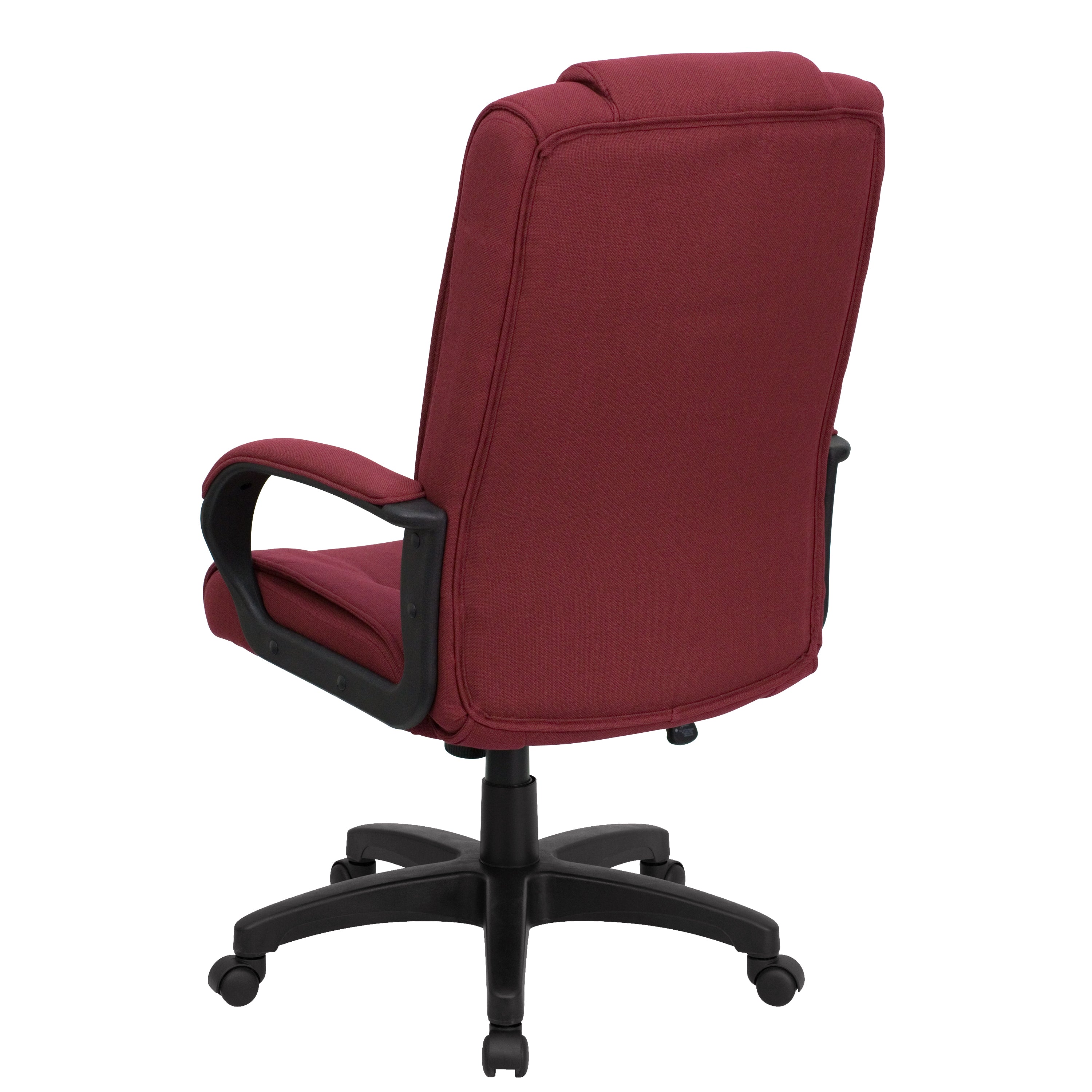 High Back Multi-Line Stitch Upholstered Executive Swivel Office Chair with Arms-Office Chair-Flash Furniture-Wall2Wall Furnishings