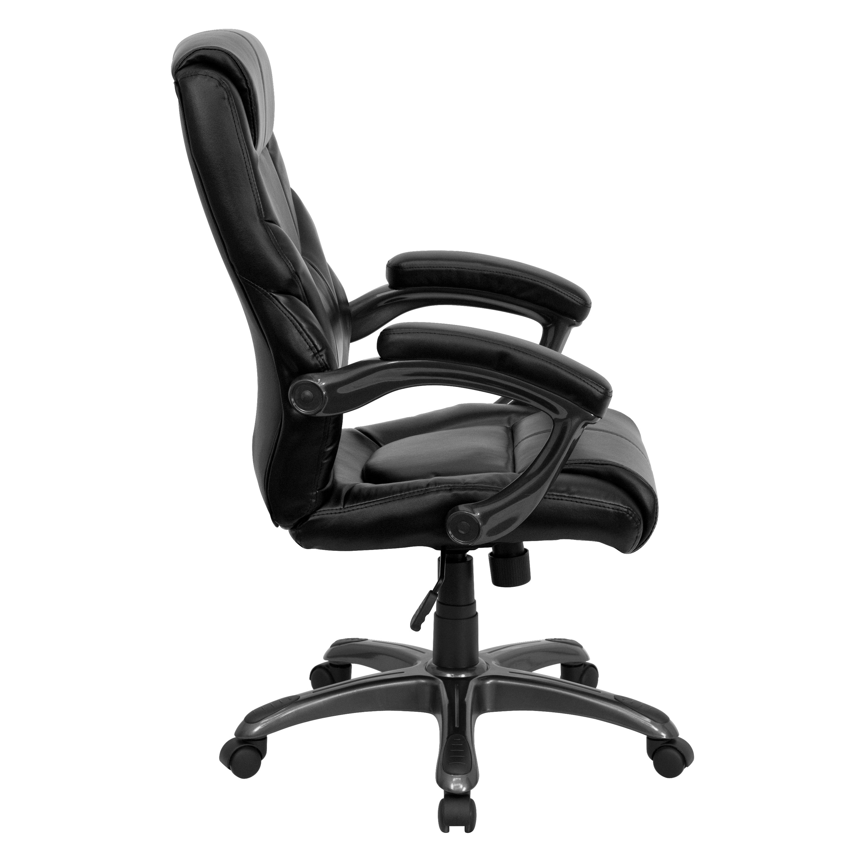 High Back LeatherSoft Executive Swivel Ergonomic Office Chair with Arms