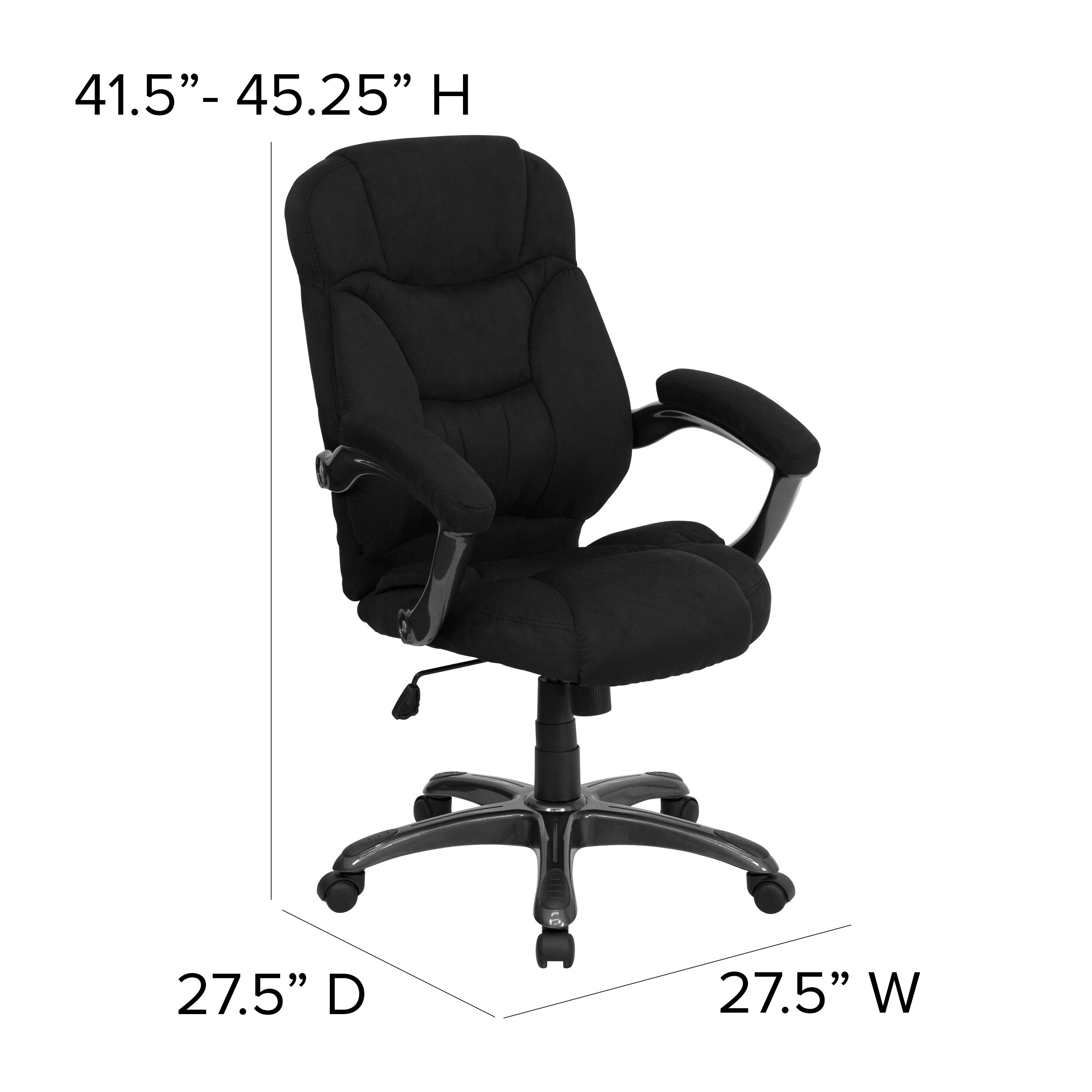 High Back Contemporary Executive Swivel Ergonomic Office Chair with Arms