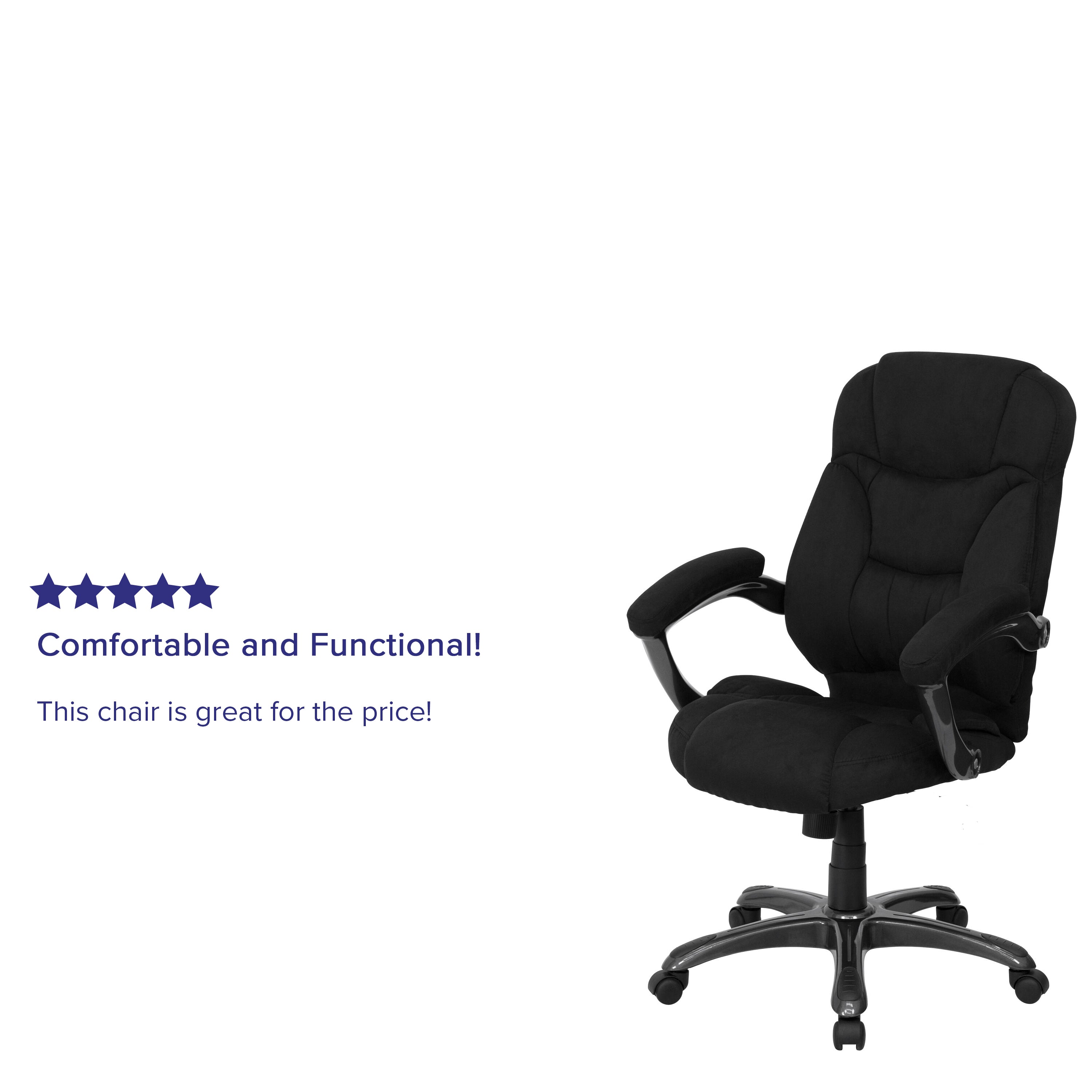 High Back Contemporary Executive Swivel Ergonomic Office Chair with Arms