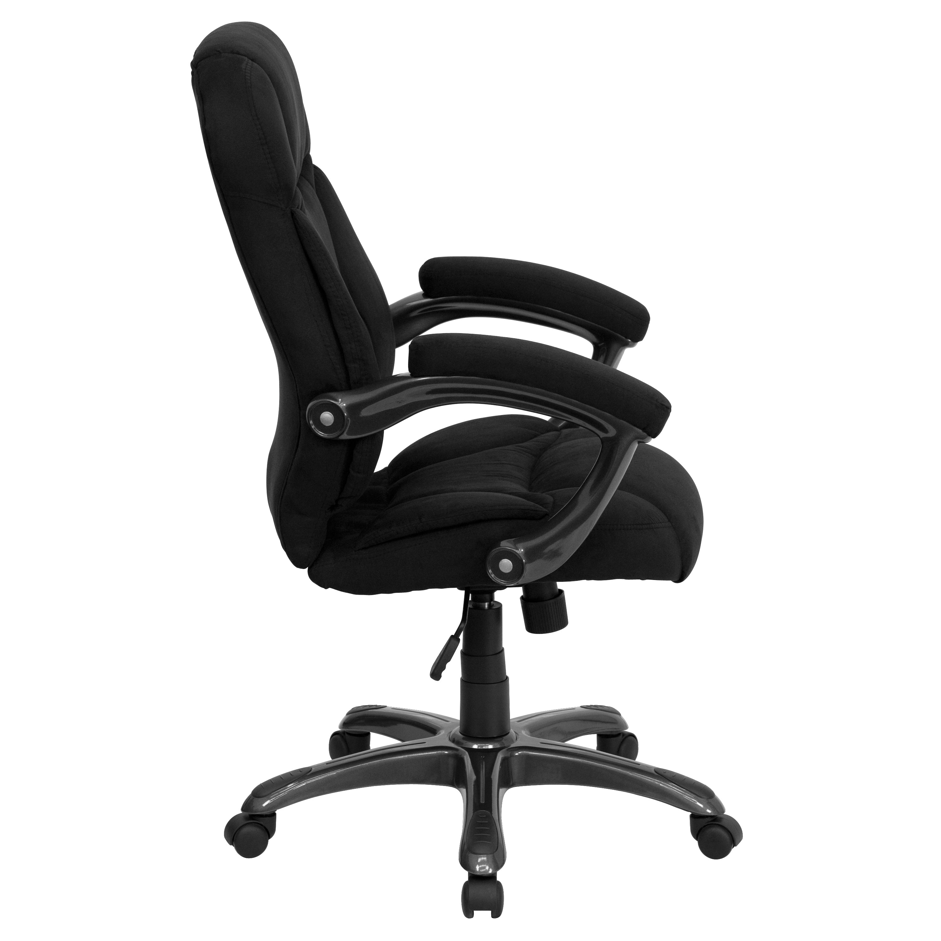 High Back Contemporary Executive Swivel Ergonomic Office Chair with Arms-Office Chair-Flash Furniture-Wall2Wall Furnishings