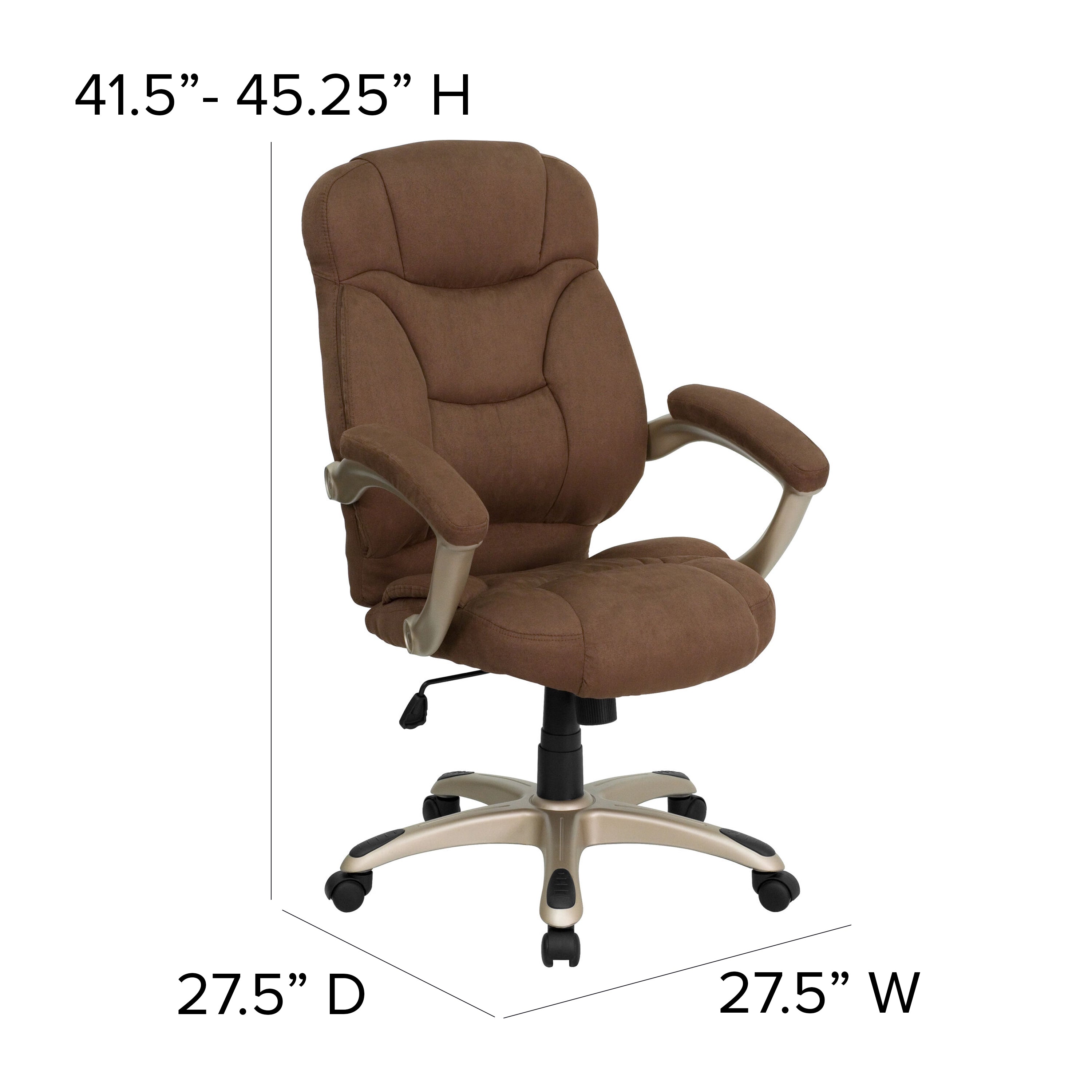High Back Contemporary Executive Swivel Ergonomic Office Chair with Arms