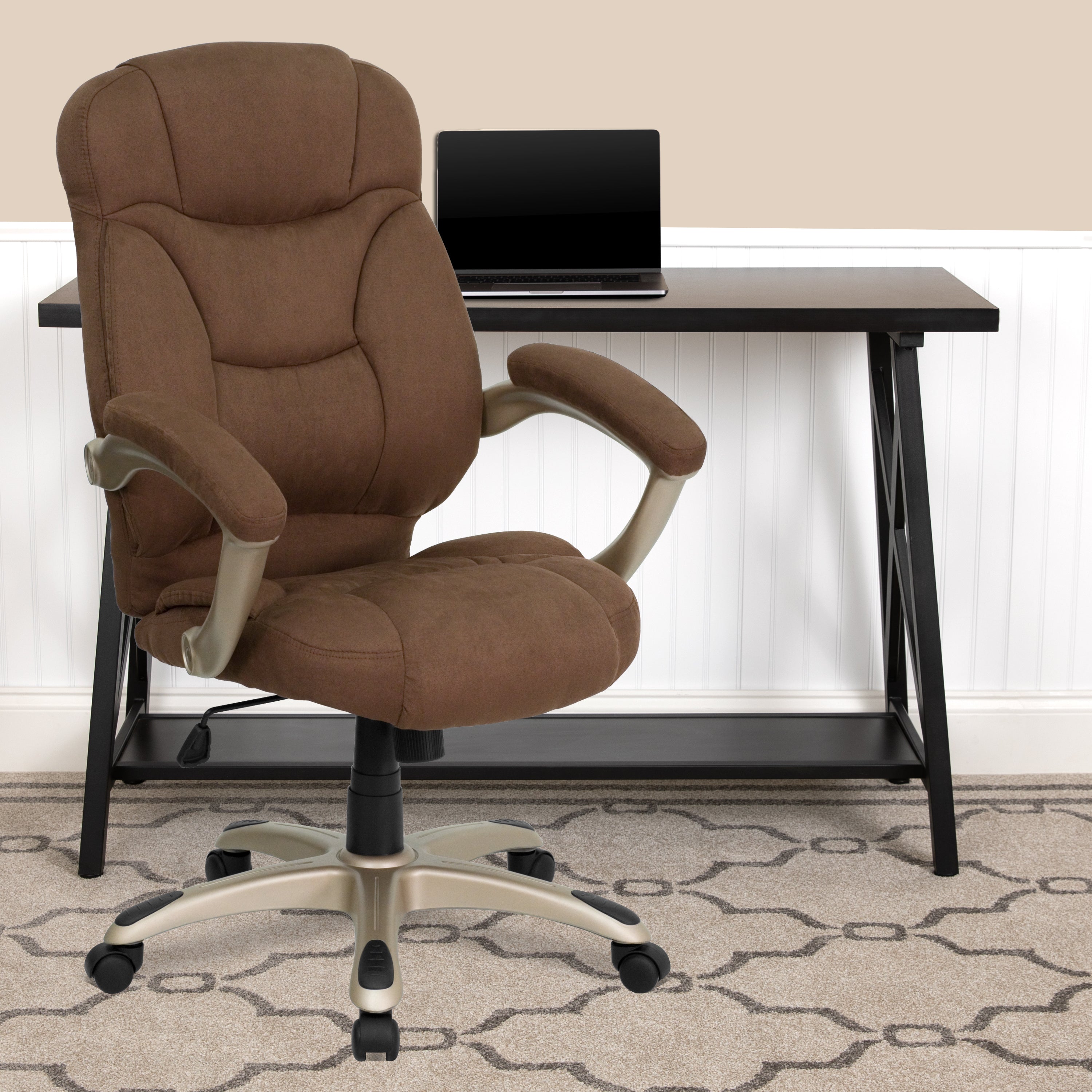 High Back Contemporary Executive Swivel Ergonomic Office Chair with Arms