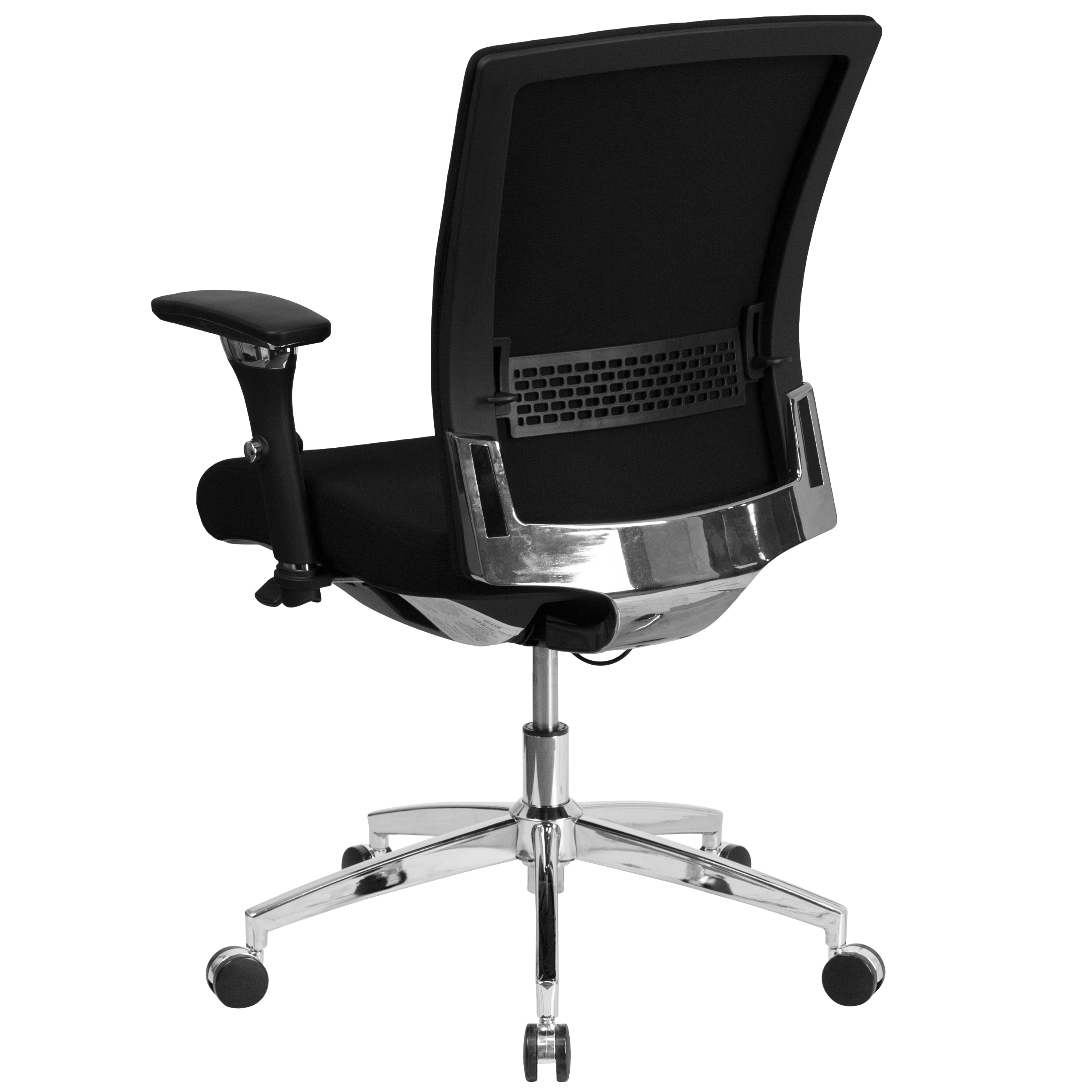 HERCULES Series 24/7 Intensive Use 300 lb. Rated Multifunction Executive Swivel Ergonomic Office Chair with Seat Slider and Adjustable Lumbar-Office Chair-Flash Furniture-Wall2Wall Furnishings
