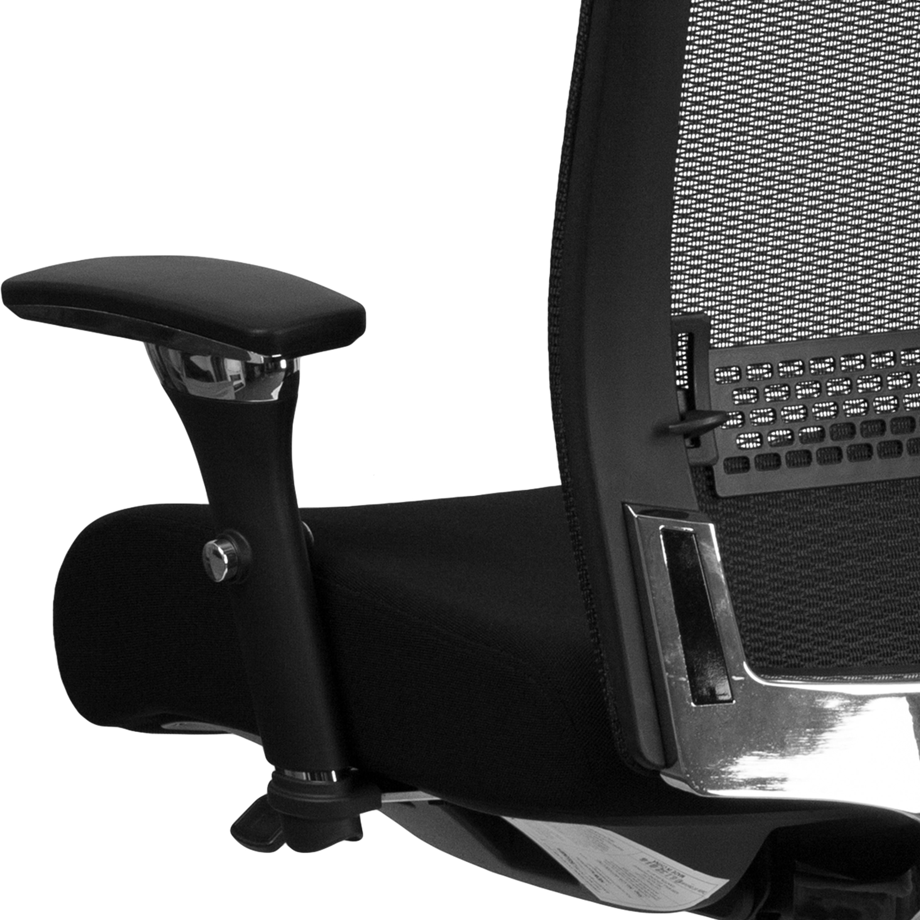 HERCULES Series 24/7 Intensive Use 300 lb. Rated Multifunction Executive Swivel Ergonomic Office Chair with Seat Slider and Adjustable Lumbar-Office Chair-Flash Furniture-Wall2Wall Furnishings
