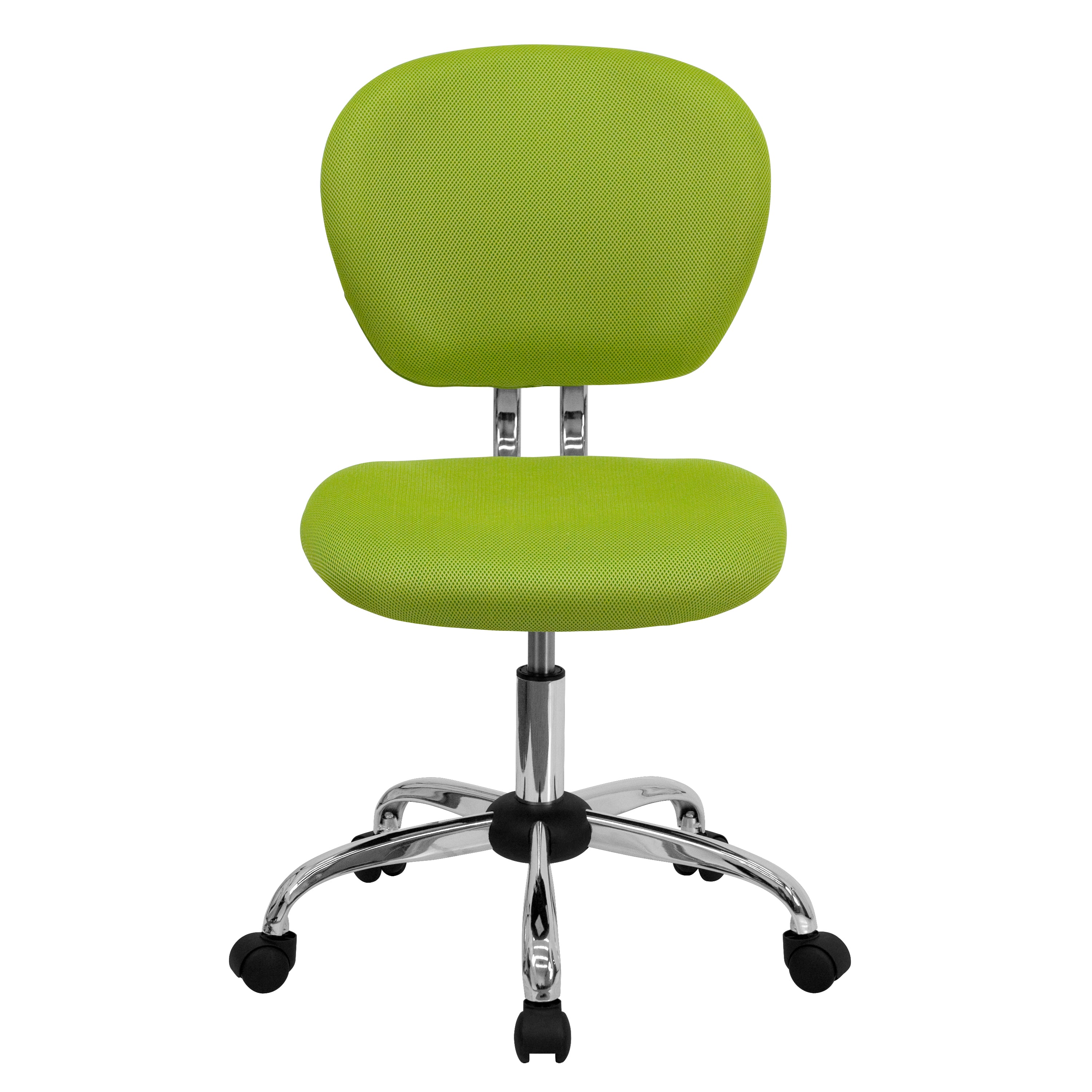 Mid-Back Mesh Padded Swivel Task Office Chair with Chrome Base
