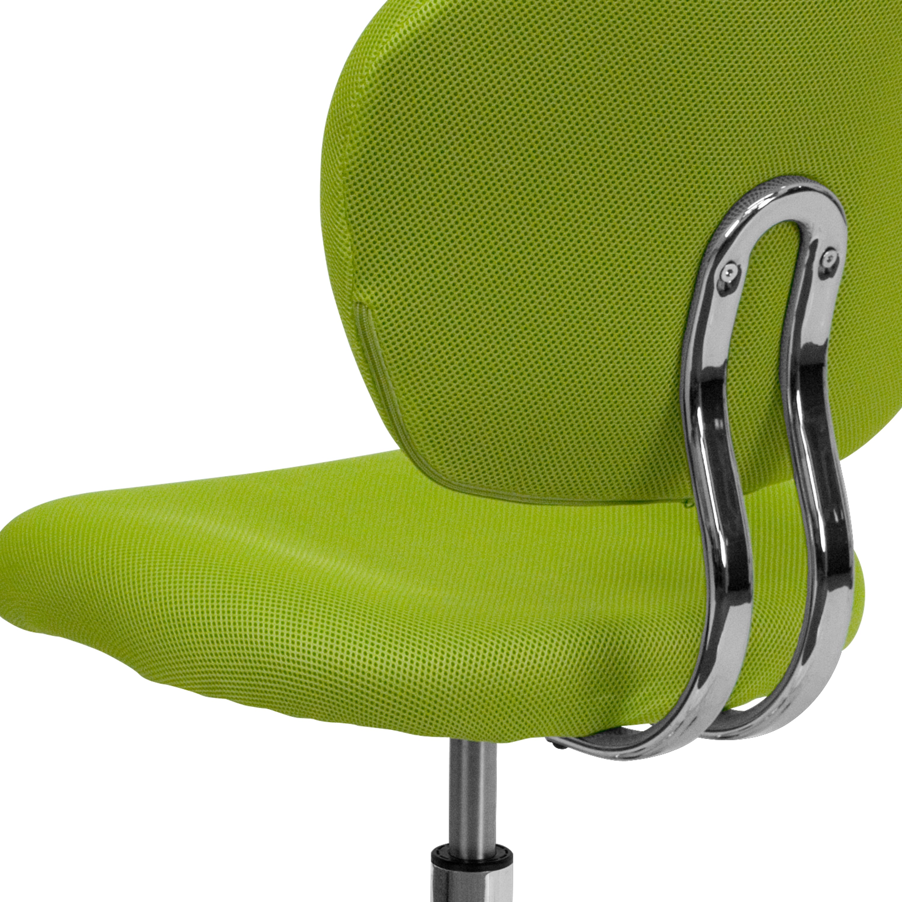 Mid-Back Mesh Padded Swivel Task Office Chair with Chrome Base