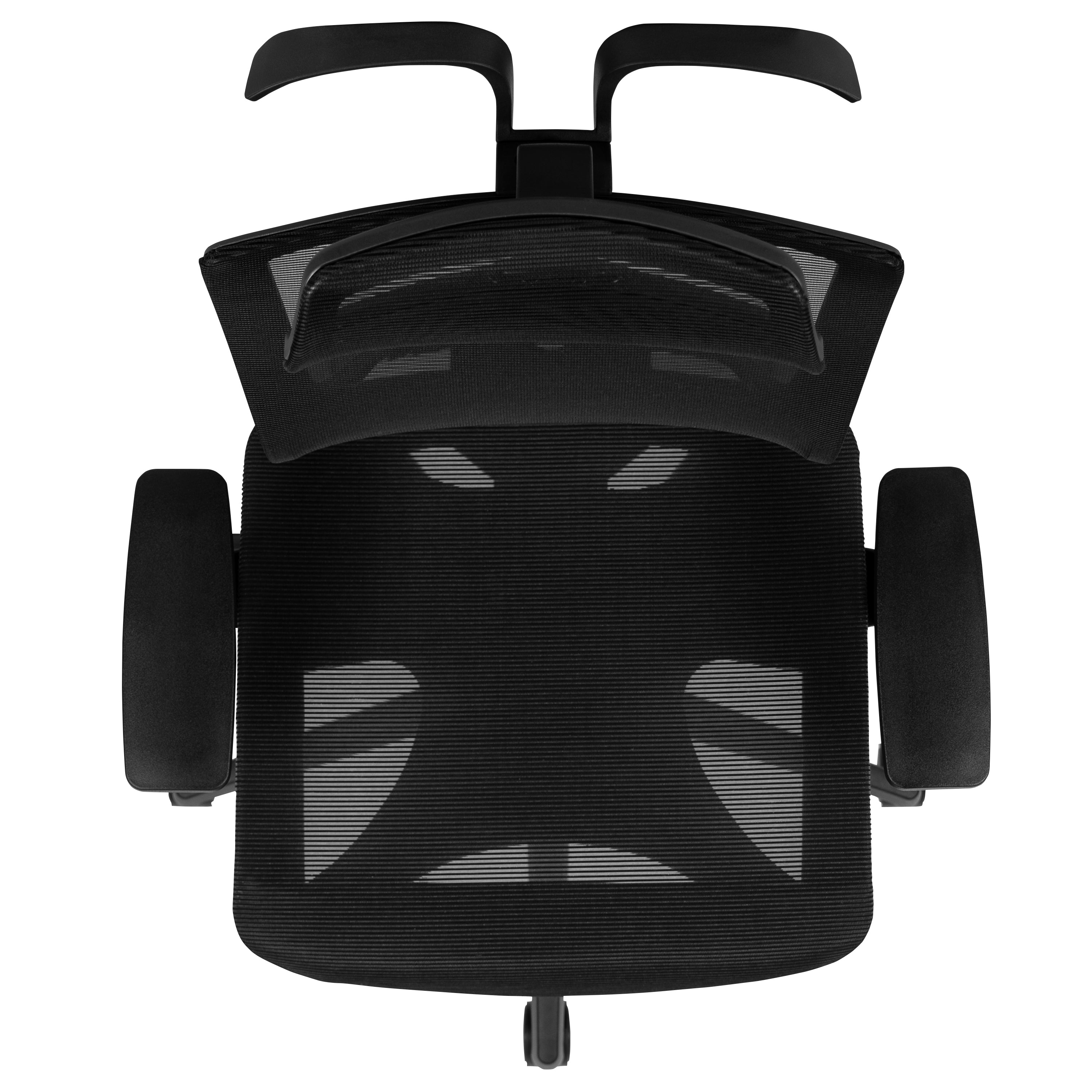 Ergonomic Mesh Office Chair with Synchro-Tilt, Pivot Adjustable Headrest, Lumbar Support, Coat Hanger and Adjustable Arms